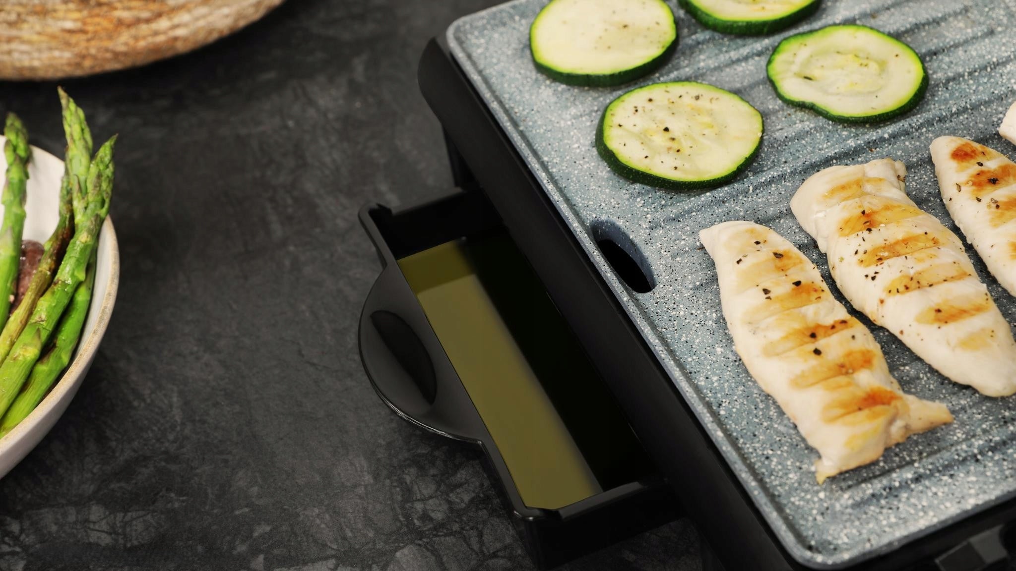Electric Grill Contact Cecotec Rock'nGrill 1500 Rapid 1500W Silver Model Rock'nGrill 1500 Rapid