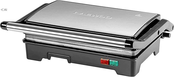 Electric Grill Daewoo SDA1574GE Panini 750 W Non-stick