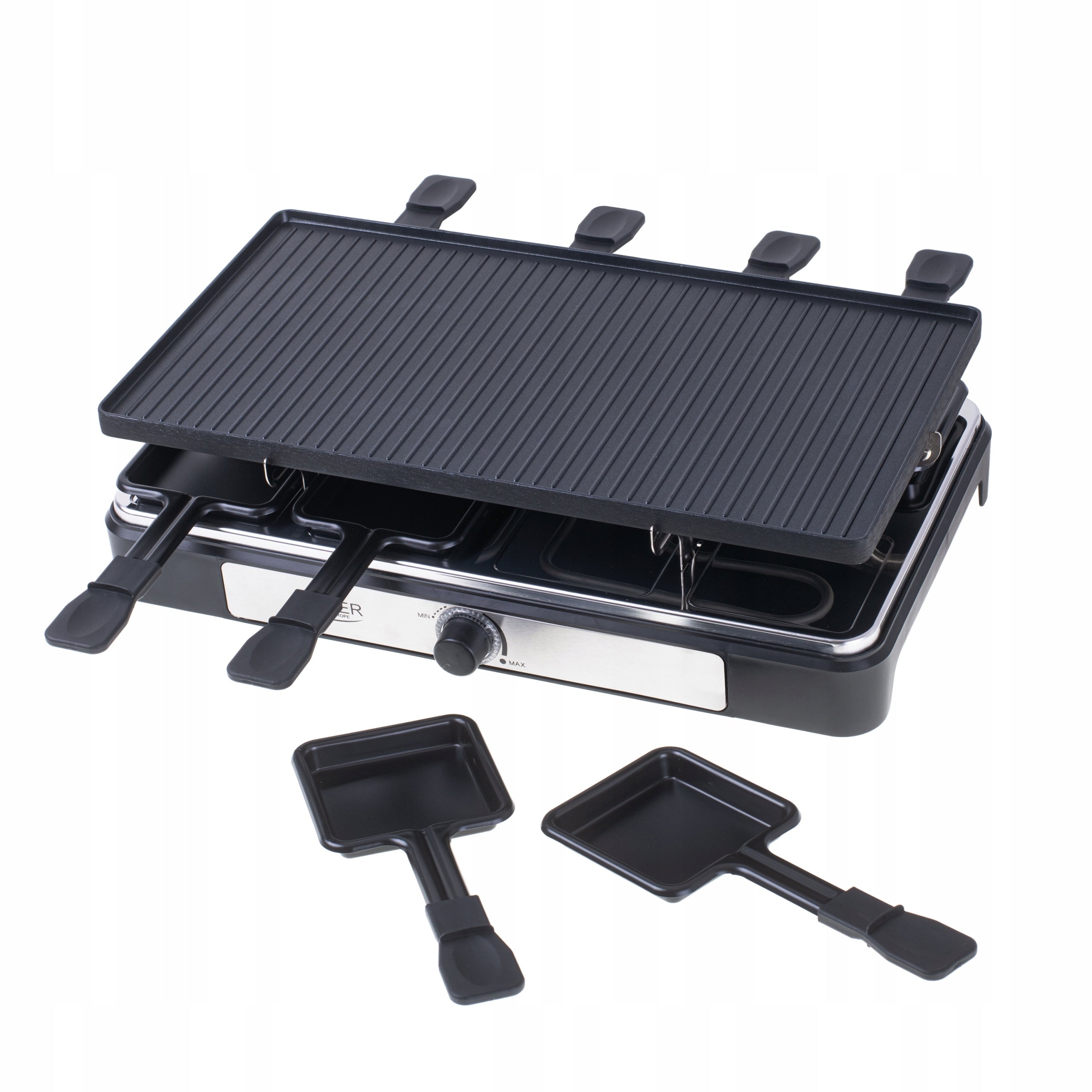 Electric Grill Large Garden Table MultiGrill Set for 8 People Packaging status original