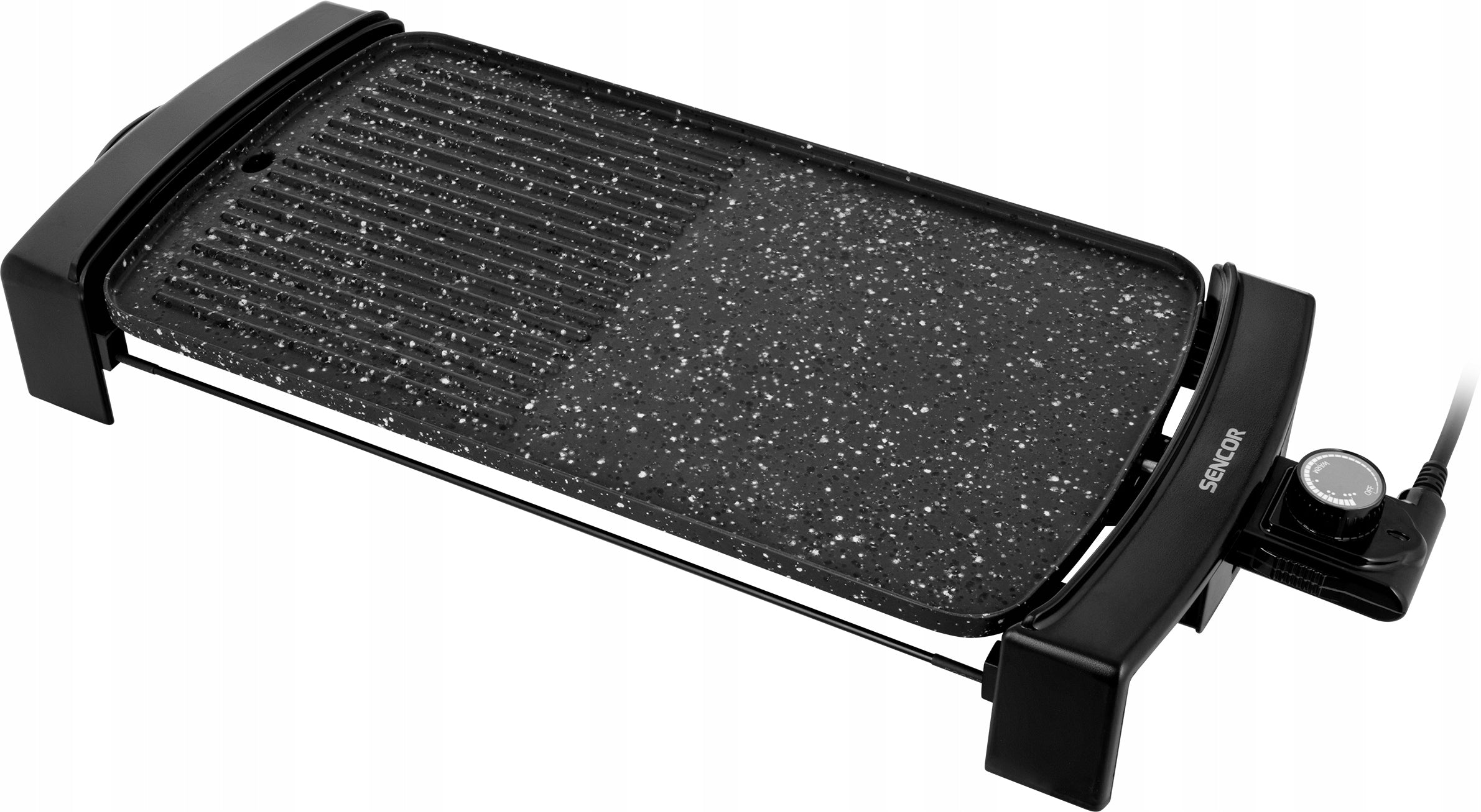 Electric Grill Portable Table Sencor 2in1 Flat Rib Plate 2300W