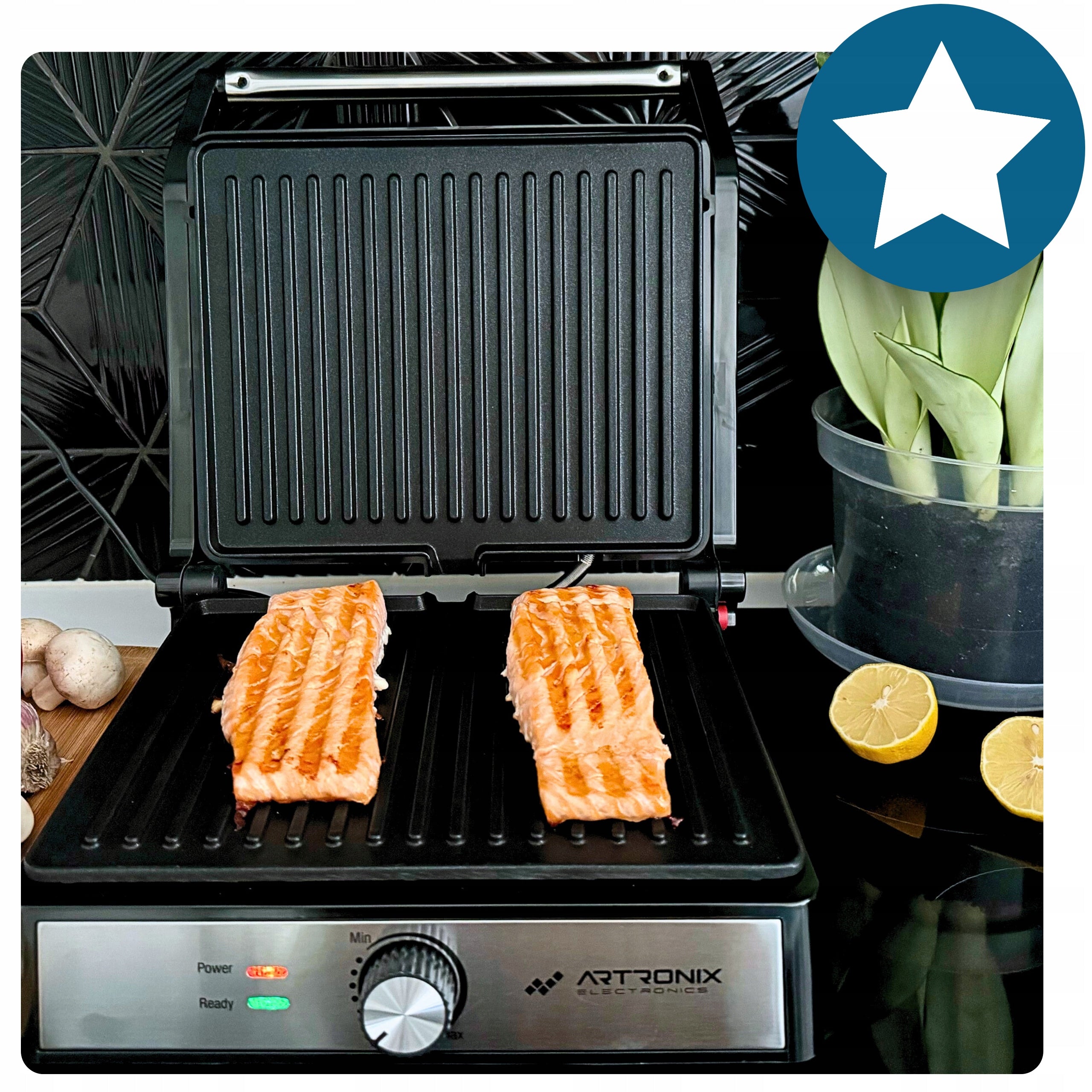 Electric Grill Toaster 2000W Panini Toaster Strong Folding LARGE XXL EAN (GTIN) 5905858684905