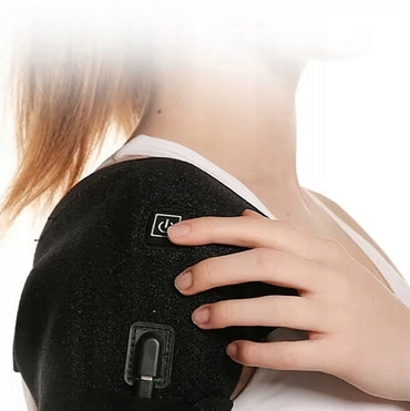 Electric Heated Shoulder Orthosis USB Heated Shoulder Wrap Batteries included no