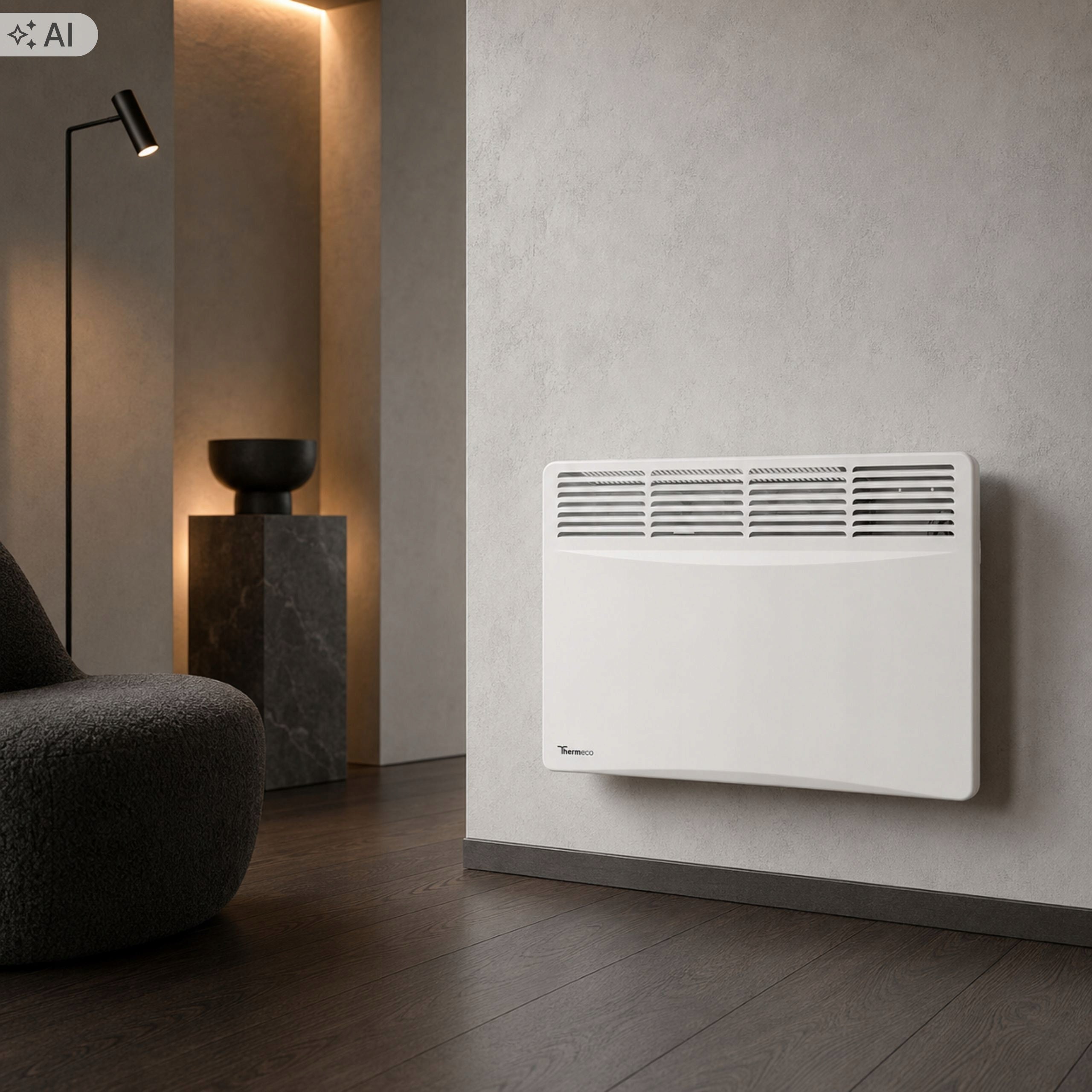 Electric Heater Energy Efficient Convector Portable Wifi 1500W NUO+ Manufacturer code Grzejnik ścienny łazienkowy Thermeco NUO+ 15