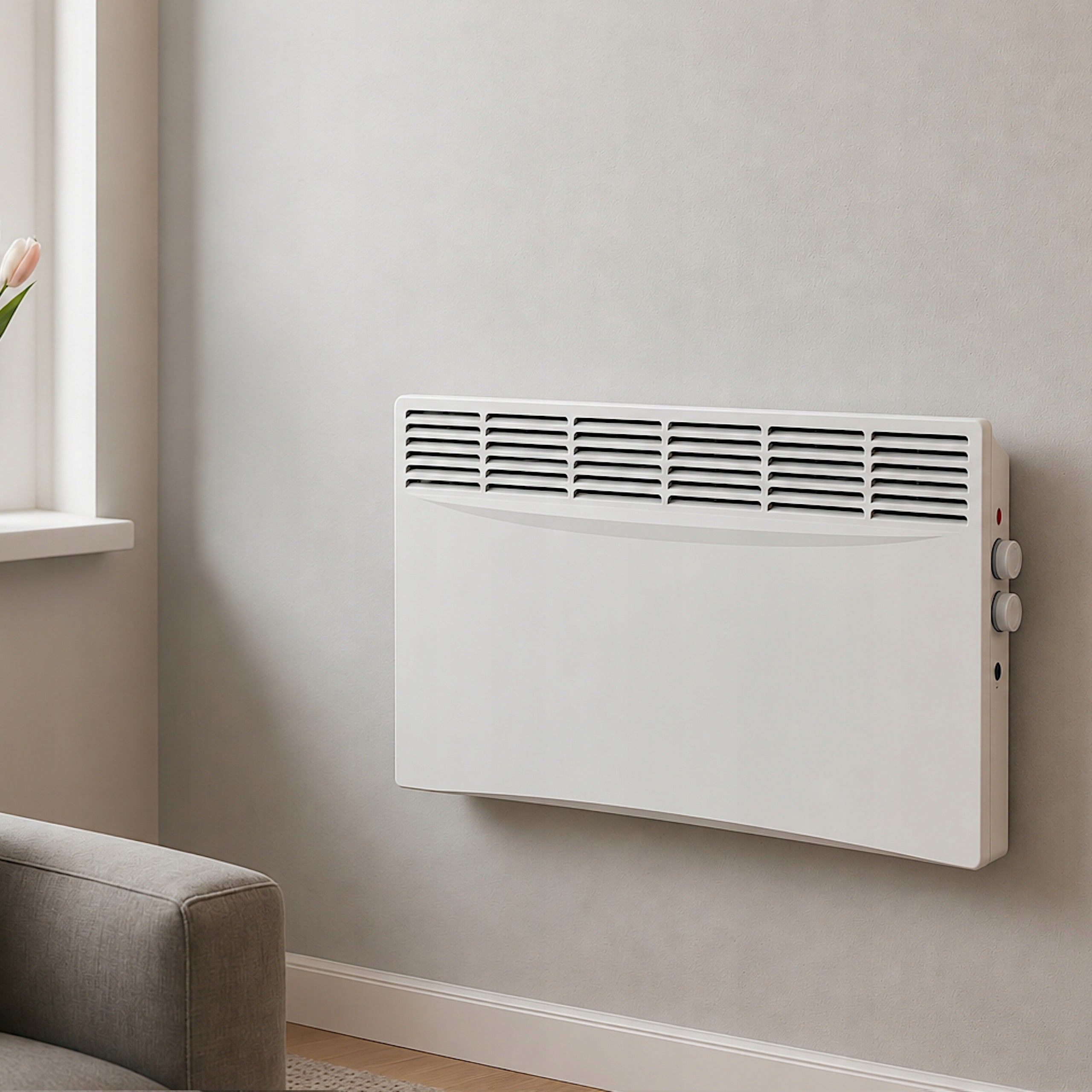 Electric Heater Energy Efficient Portable Bathroom Wall Mounted 2500W NUO Manufacturer code 5904326937024