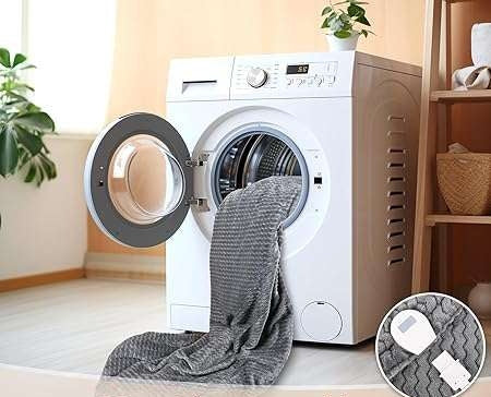 Electric Heating Blanket 180x130cm 9 Modes Auto Shutdown Color Grey Packaging status original