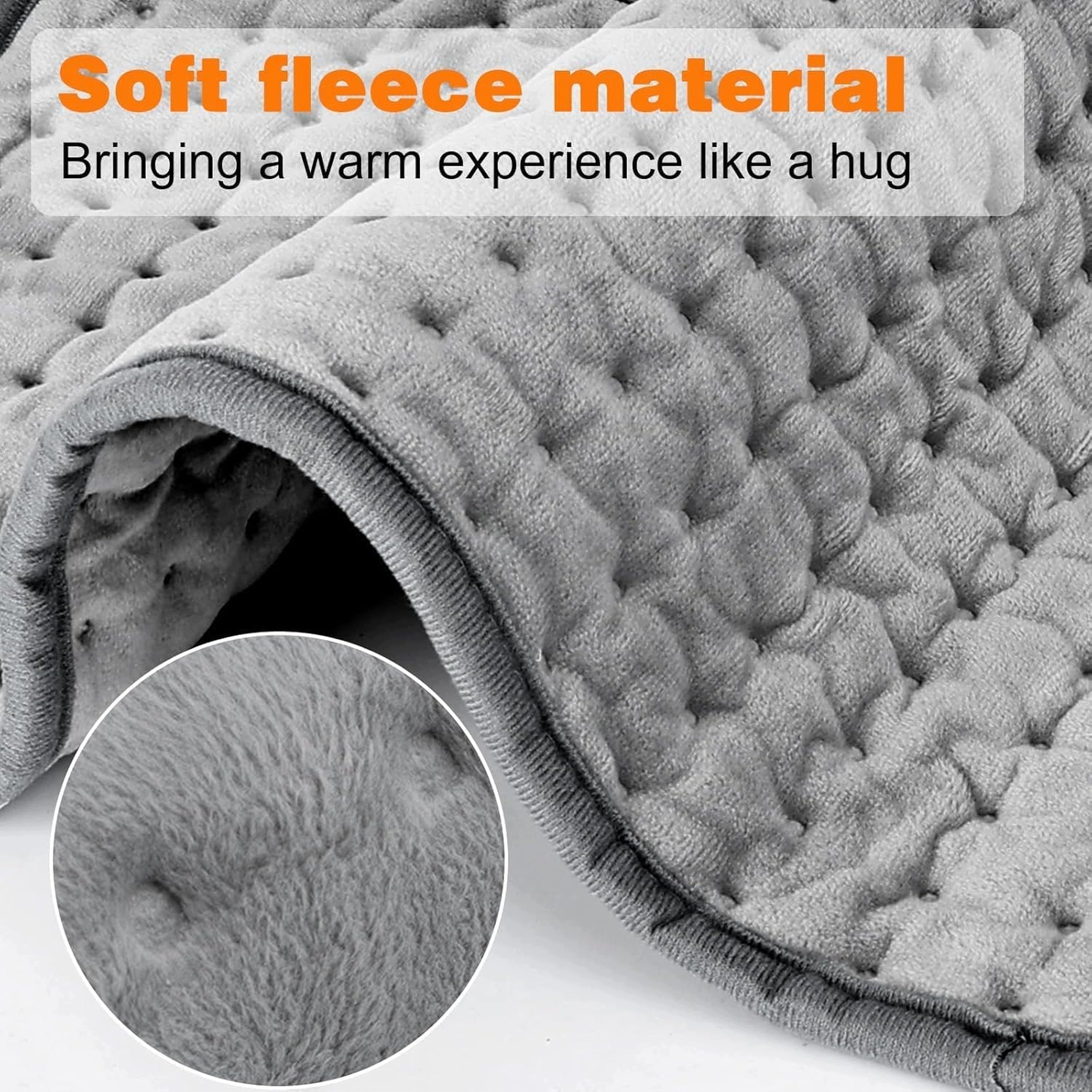Electric Heating Pillow With Automatic Shutdown 30x60 Grey Medical device type accessories for a medical device or a product without an intended medical purpose