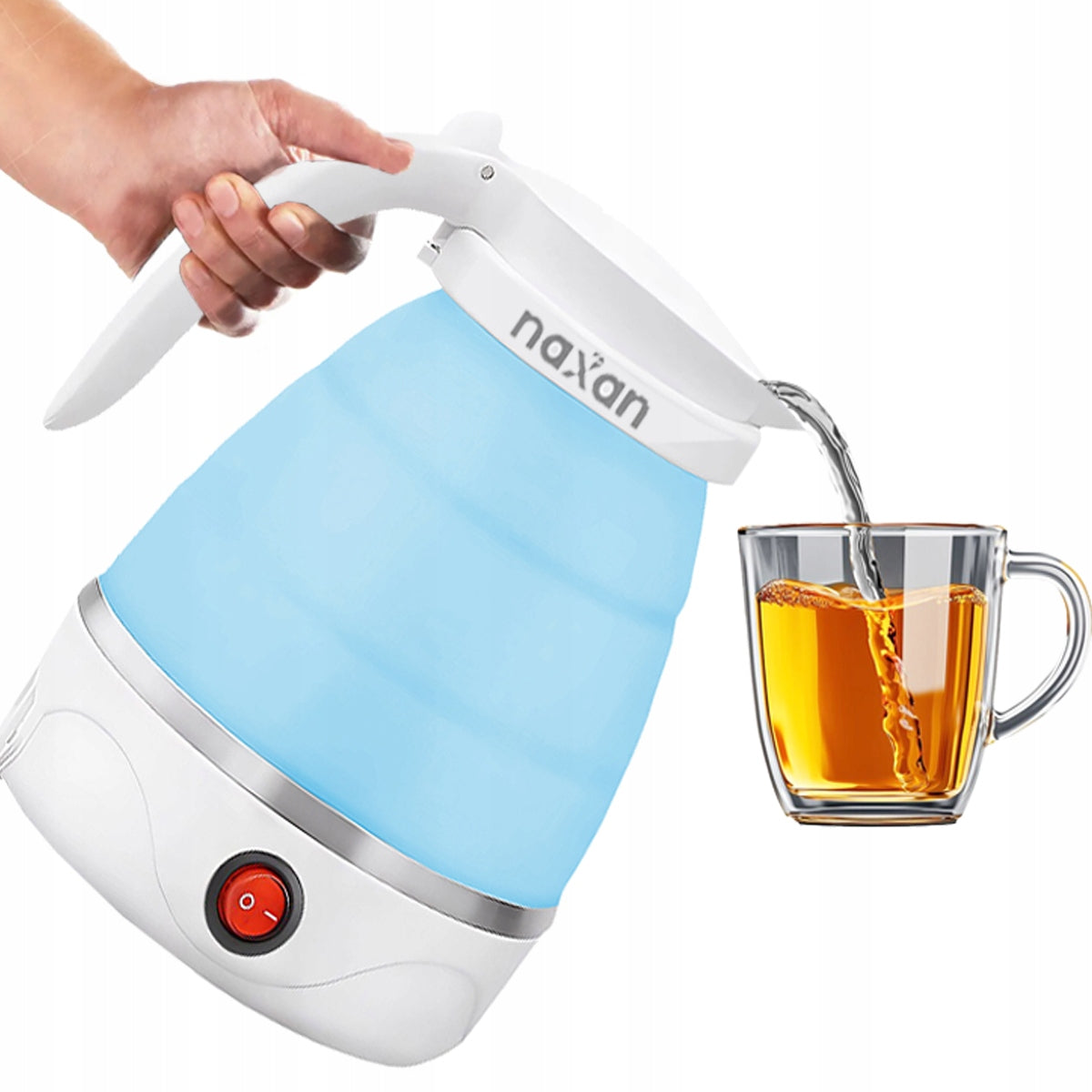 Electric Hiking Kettle 0,6L 600W Foldable Travel Portable Naxan Brand naxan