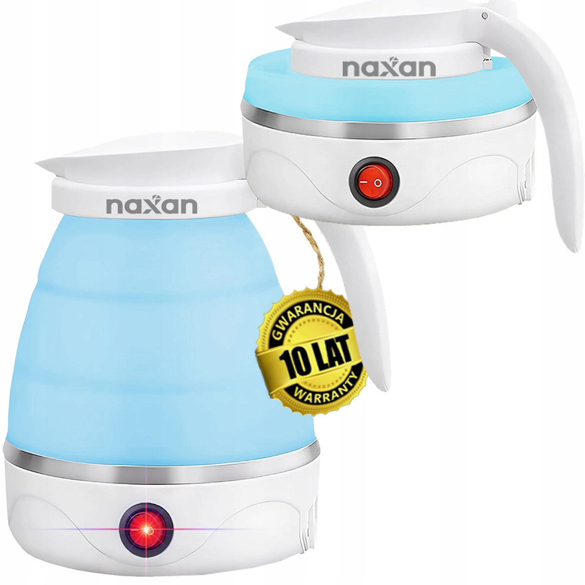 Electric Hiking Kettle 0,6L 600W Foldable Travel Portable Naxan Manufacturer code ALP-T-106-B