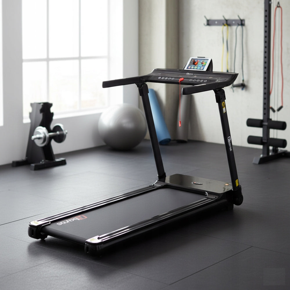 Electric Home Treadmill 14km/h 130kg Training Belt 42cm Cushioning Manufacturer code BZ-425