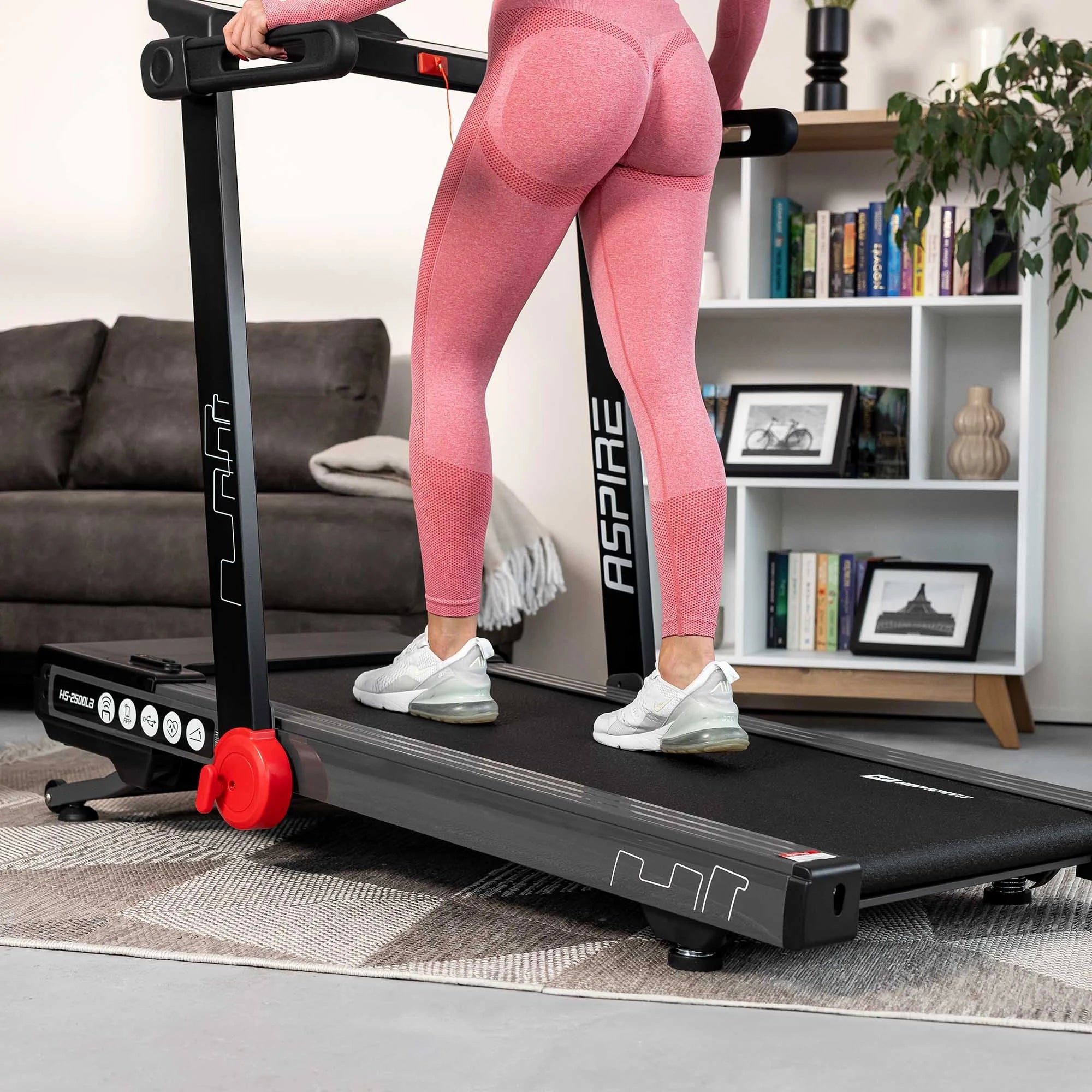 Electric Home Treadmill Folding Flat Angle Adjustable 18km Kinomap Kind electric