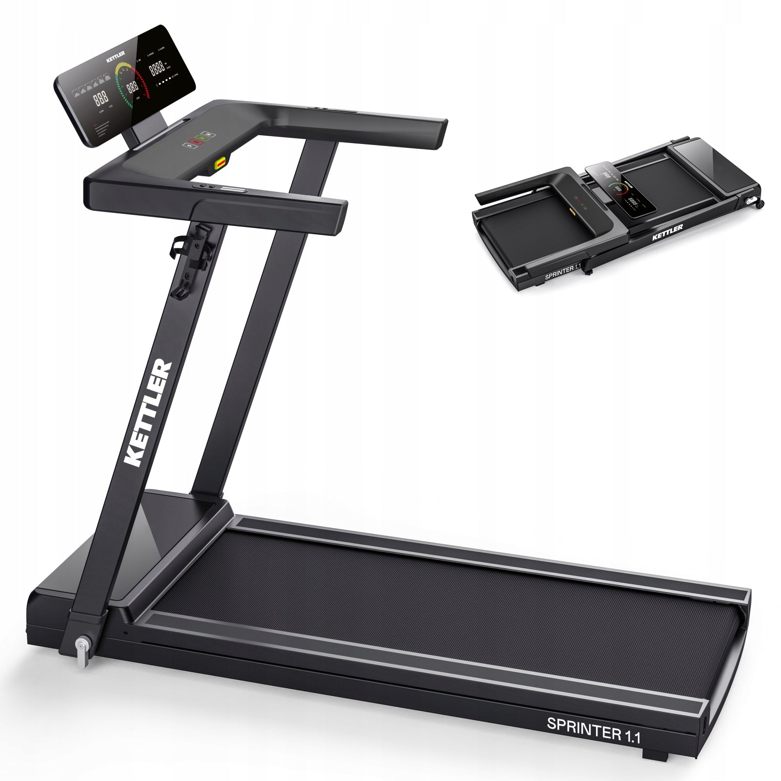 Electric Home Treadmill Folding Flat Kettler Sprinter 1.1 16km/h