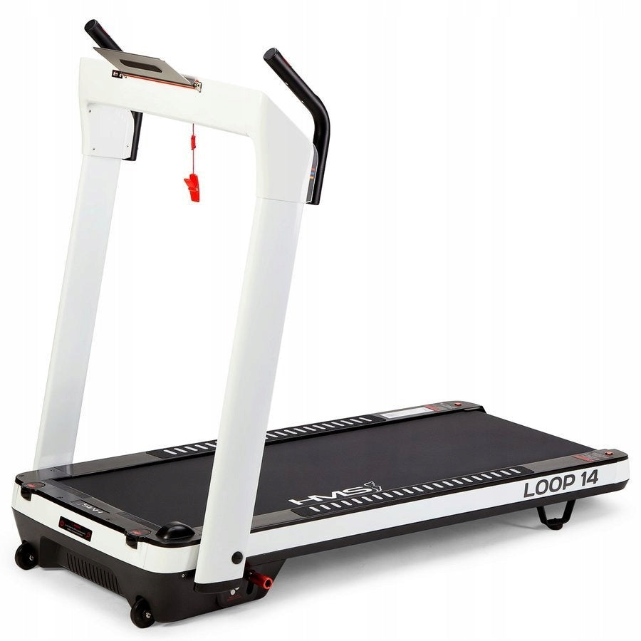 Electric Home Treadmill Folding Training Adjustable Up to 120 kg HMS Additional features Bluetooth speakers transport wheels foldable training programs touch sensors USB port display