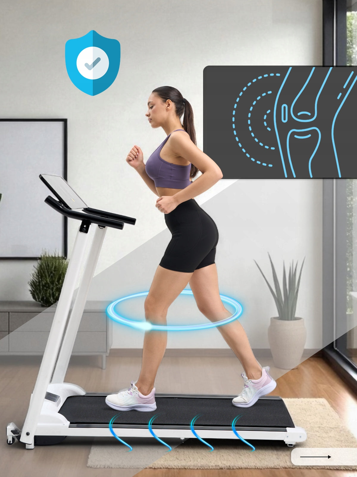 Electric Home Treadmill up to 110kg FOLDING 12km/h Brand no brand