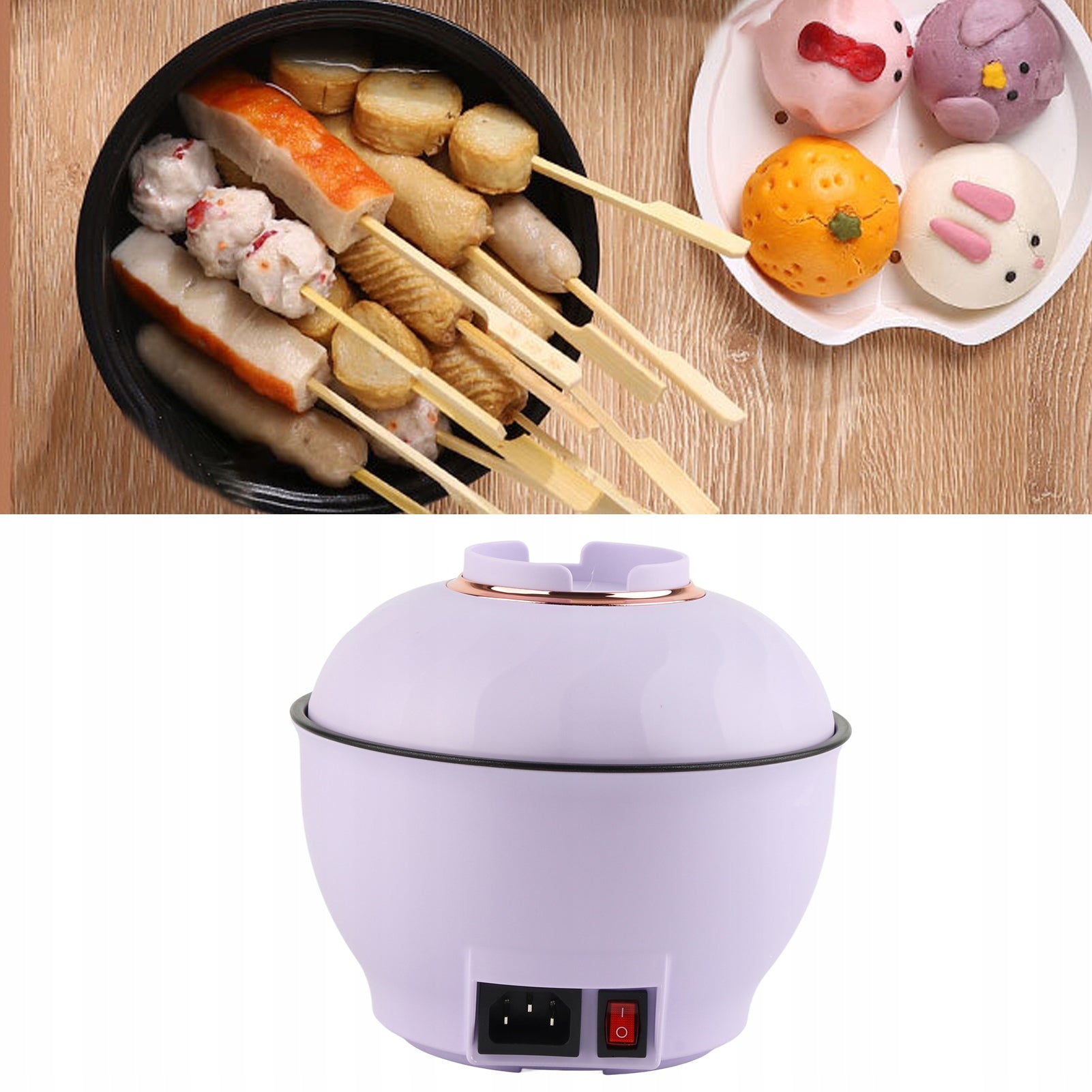 Electric Hot Pot, Fast Heating CN Plug 220V Prevention Brand no brand