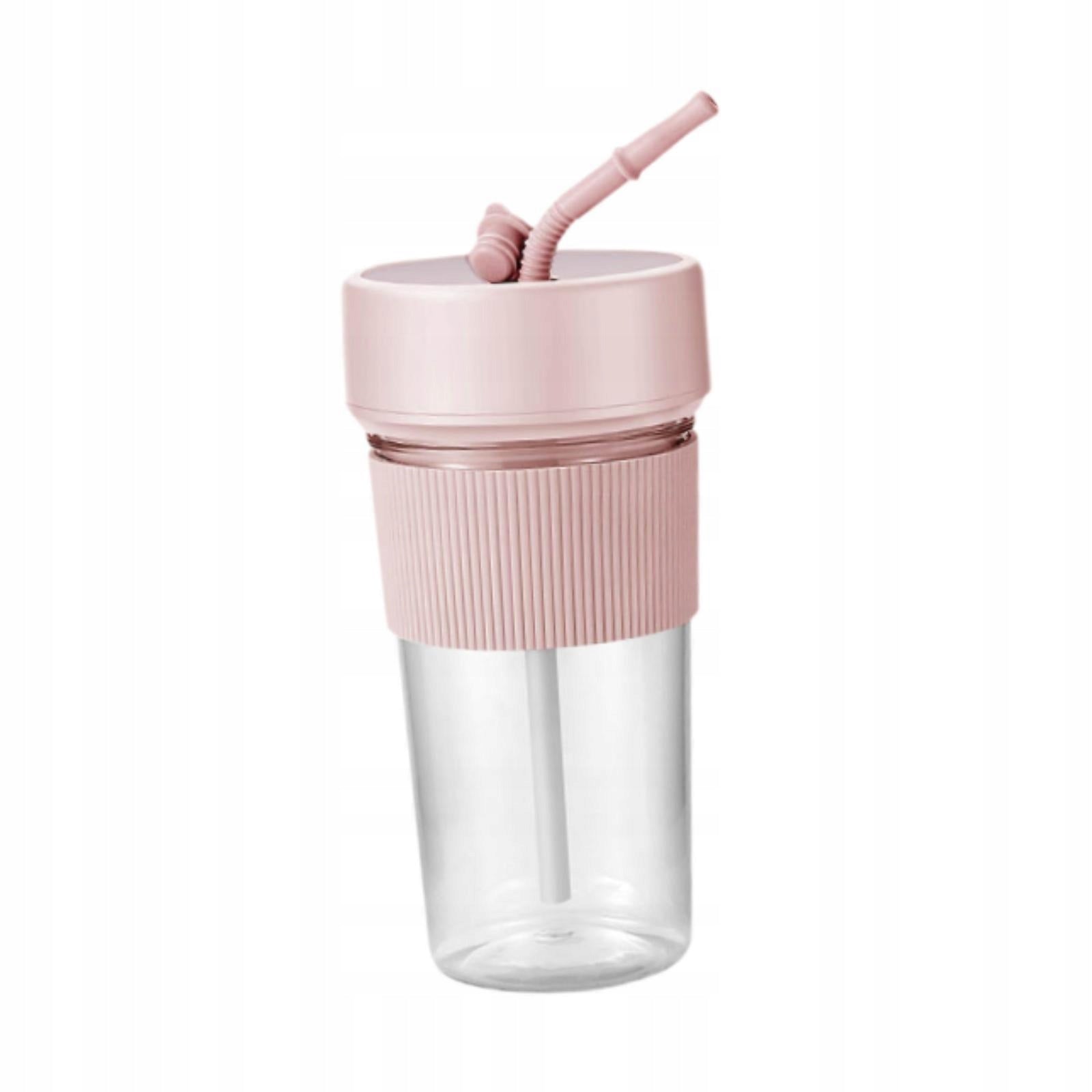 Electric Juicer Blender Cup Rechargeable Easy Clean Handheld Juice Pink Brand no brand