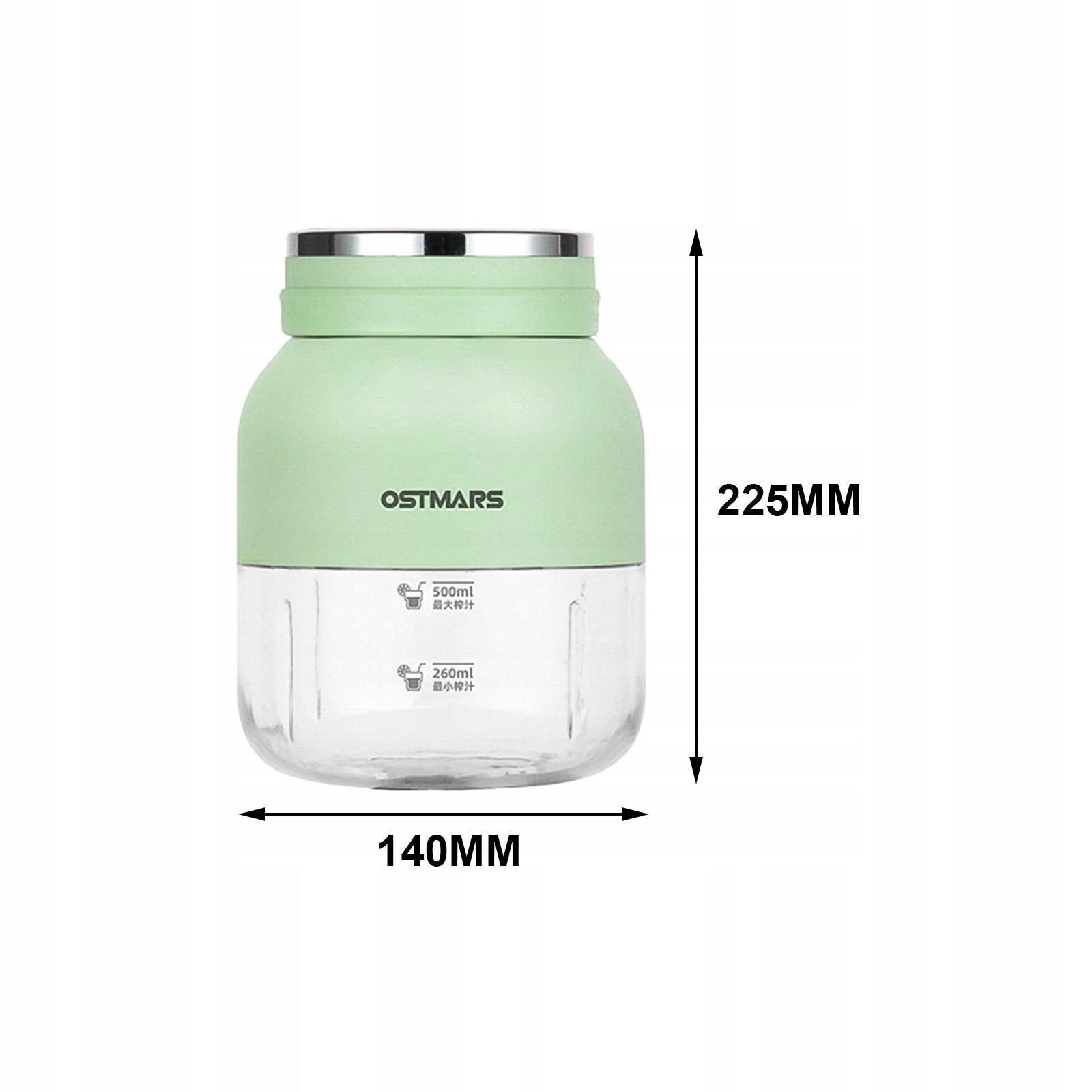 Electric Juicer, Water Bottle, Birthday Gifts, Portable Blender Mixer green Packaging status original