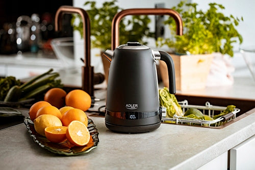Electric Kettle 1,7L Temperature Control Metal STAINLESS STEEL Capacity 1.7 l