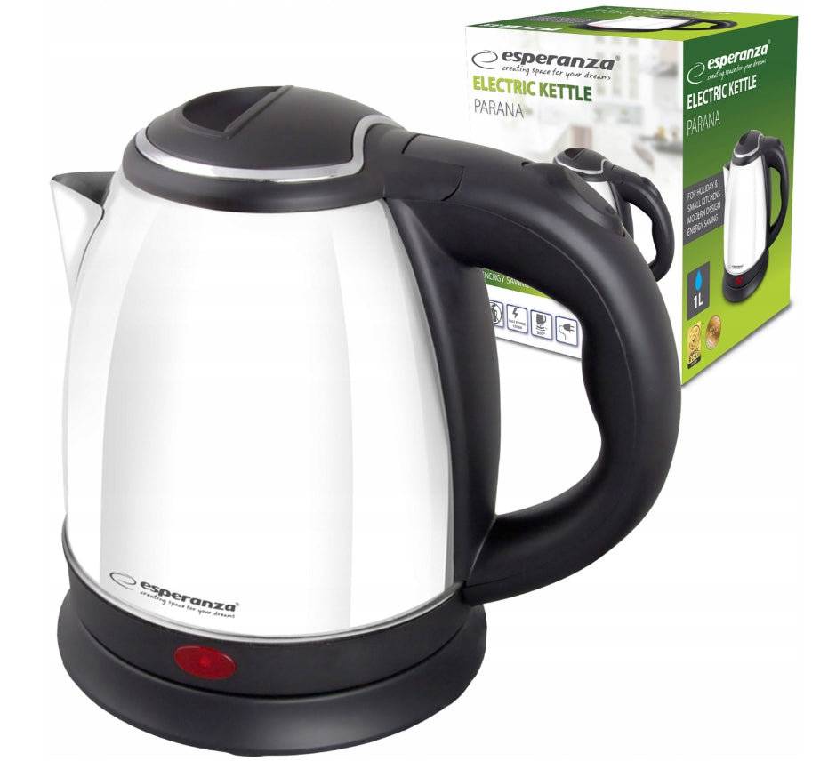 Electric Kettle ESPERANZA Parana 1.0 L White EKK128W