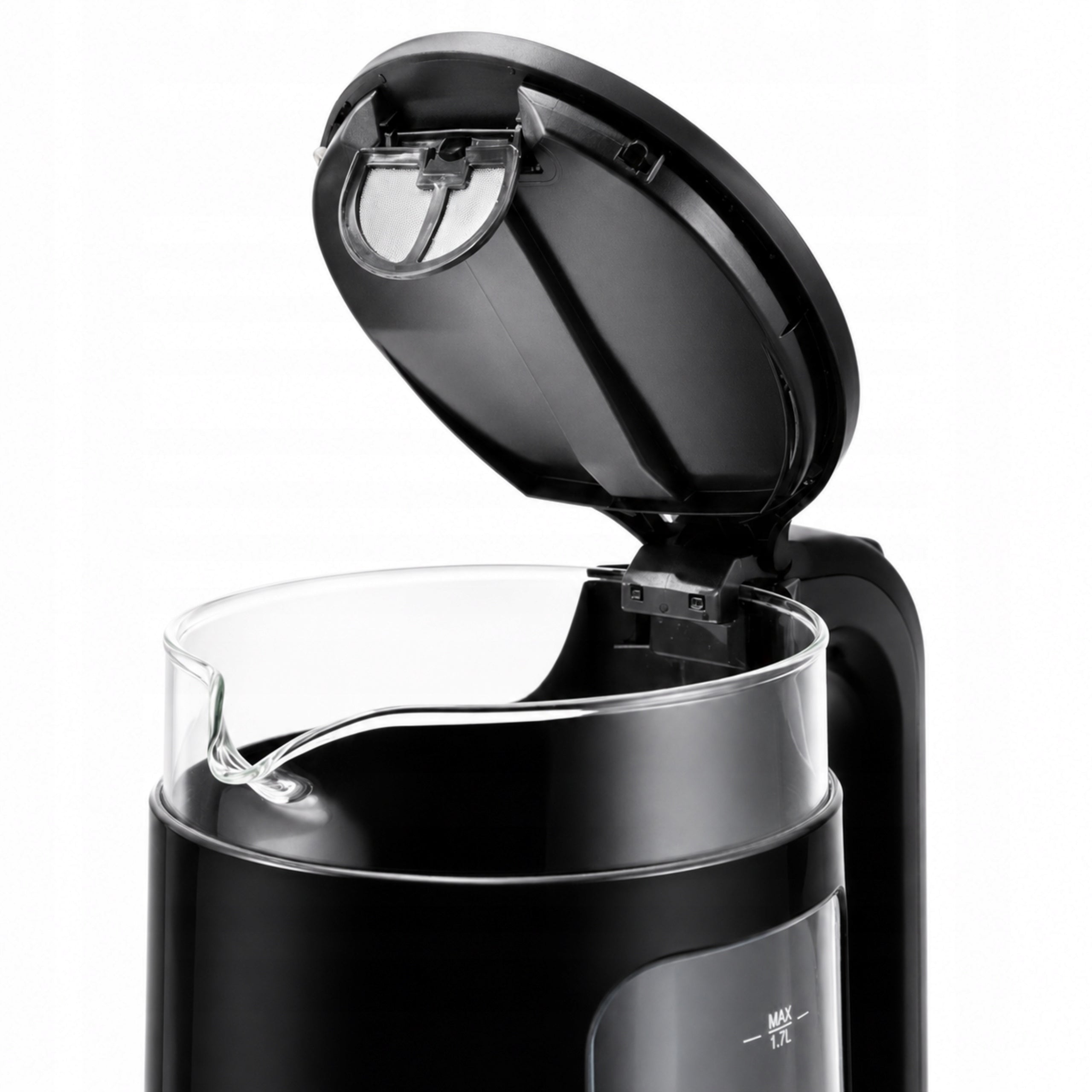 Electric Kettle Glass Illuminated LED 1,7L 2200W 1-5 People 360° Packaging status original