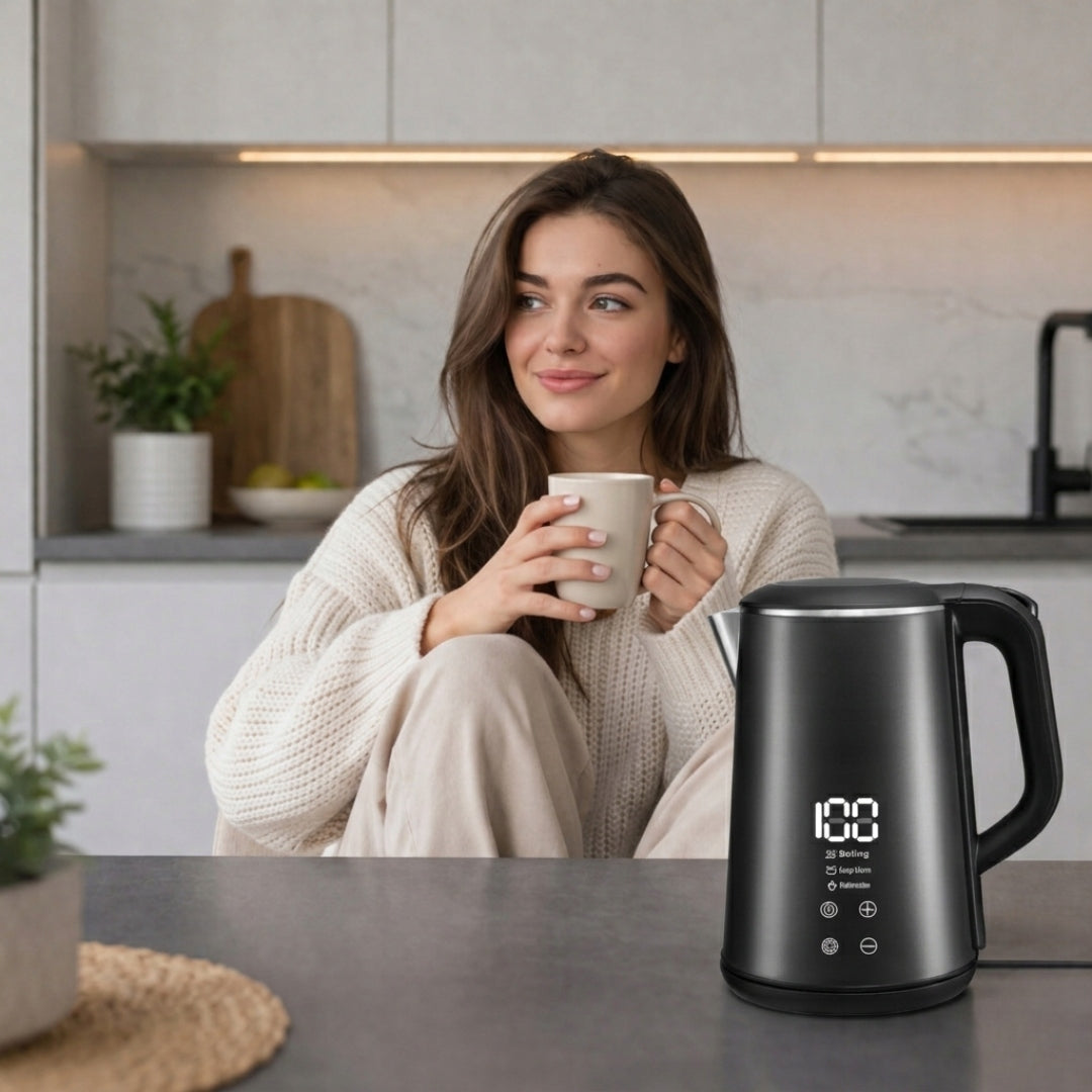 Electric Kettle Wireless 1,6 L Adjustable Dechlorination |LED|Black Manufacturer code B060