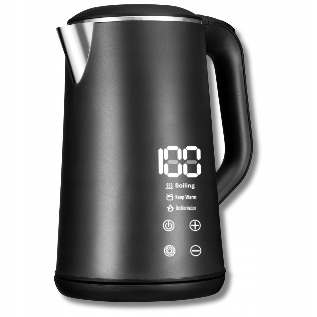 Electric Kettle Wireless 1,6 L Adjustable Dechlorination |LED|Black Packaging status original