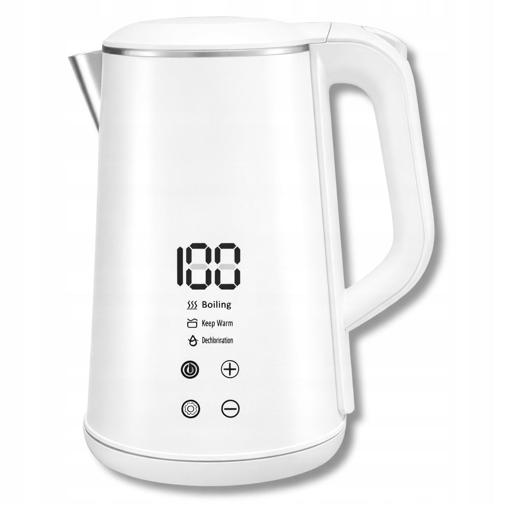 Electric Kettle Wireless 1,6 L Adjustable |Dechlorination |LED|White