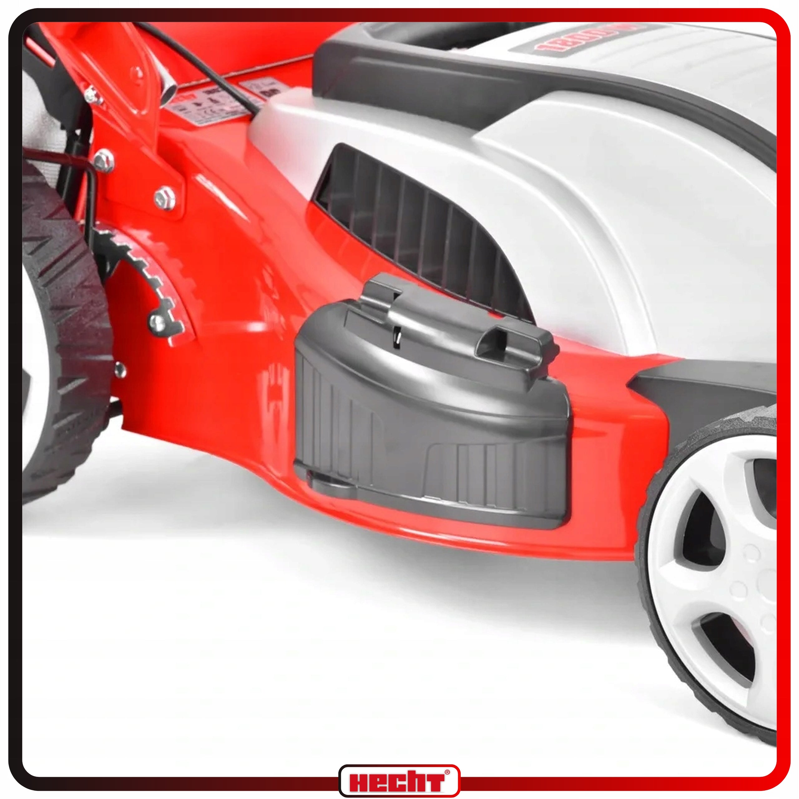 Electric Lawn Mower HECHT 1803S Turbo Engine 1800W 46Cm Drive Basket with a basket