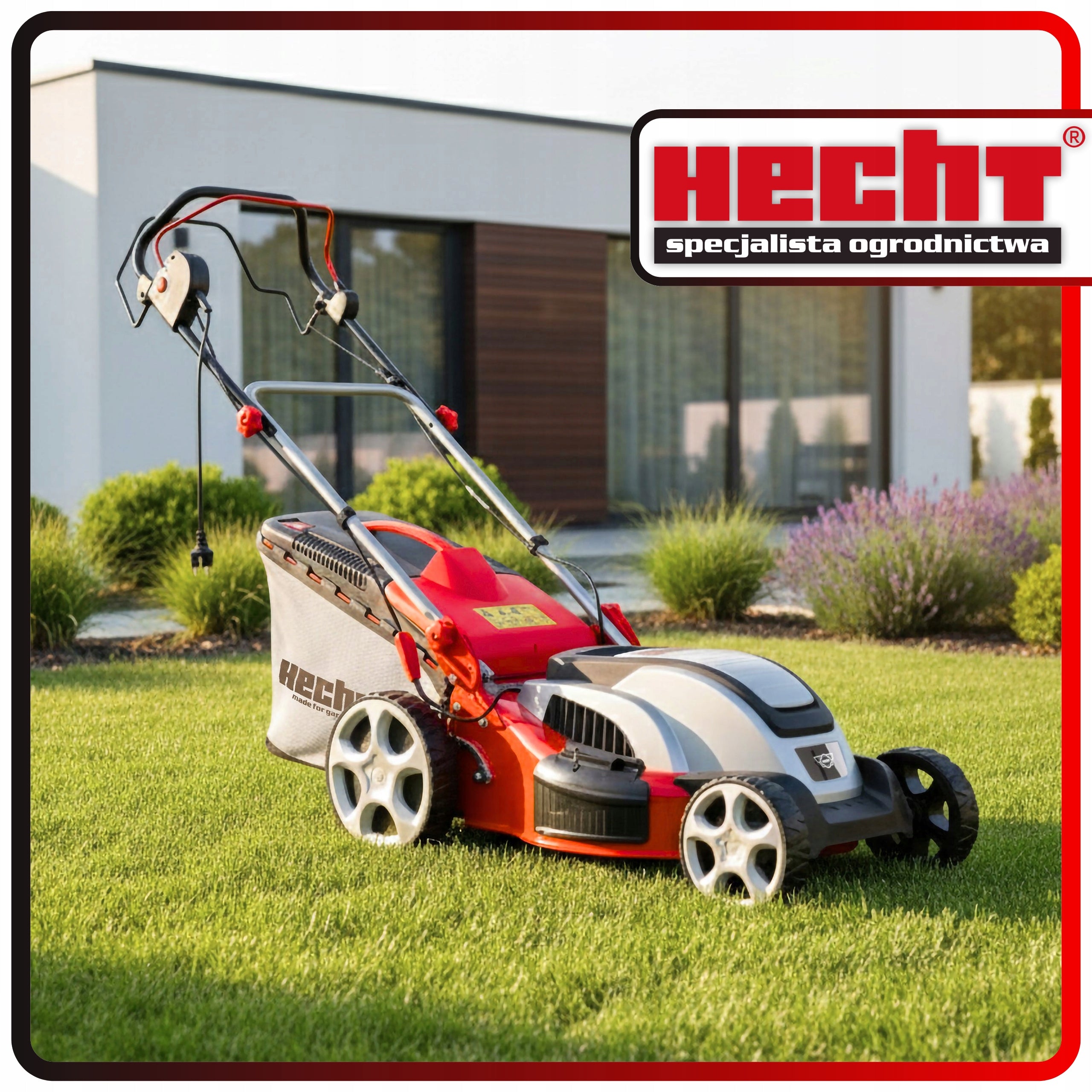 Electric Lawn Mower HECHT 1803S Turbo Engine 1800W 46Cm Drive Packaging status original