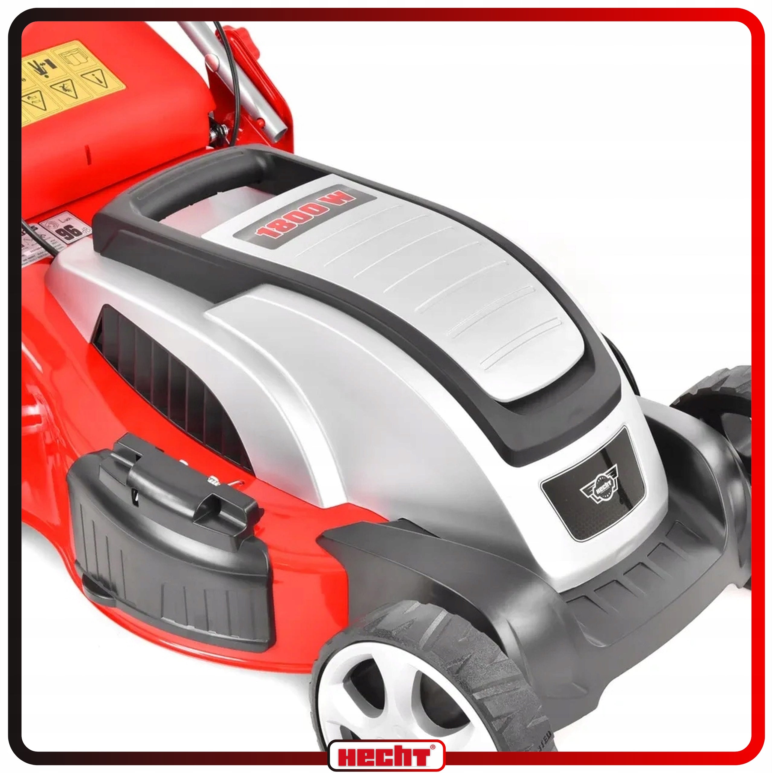 Electric Lawn Mower HECHT 1803S Turbo Engine 1800W 46Cm Drive Series brak