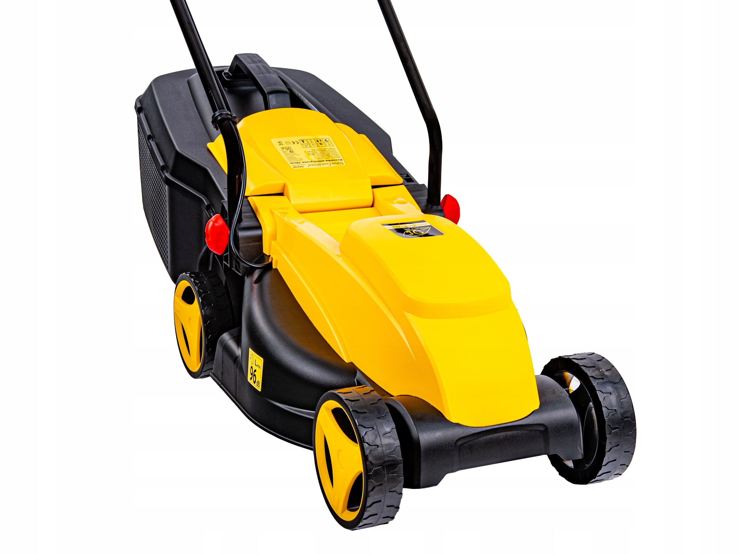 Electric Lawn Mower Strong 2000W 32cm Large Basket 30L Adjustable 3stp Engine power 2000 W