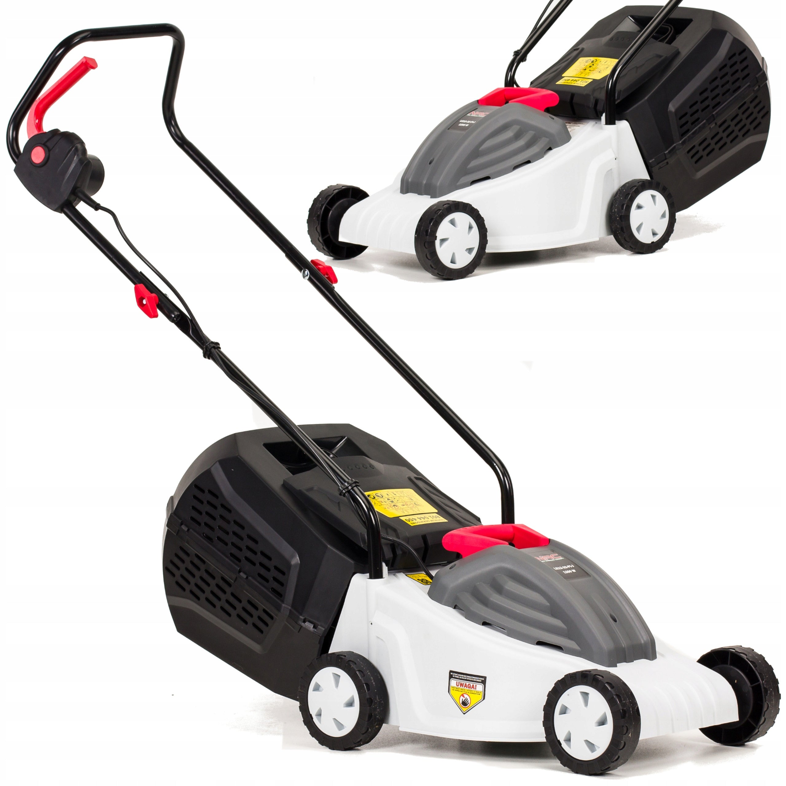 Electric MOWER INDUCTION MOTOR NAC 1200 W 32 cm Basket 35 l STRONG