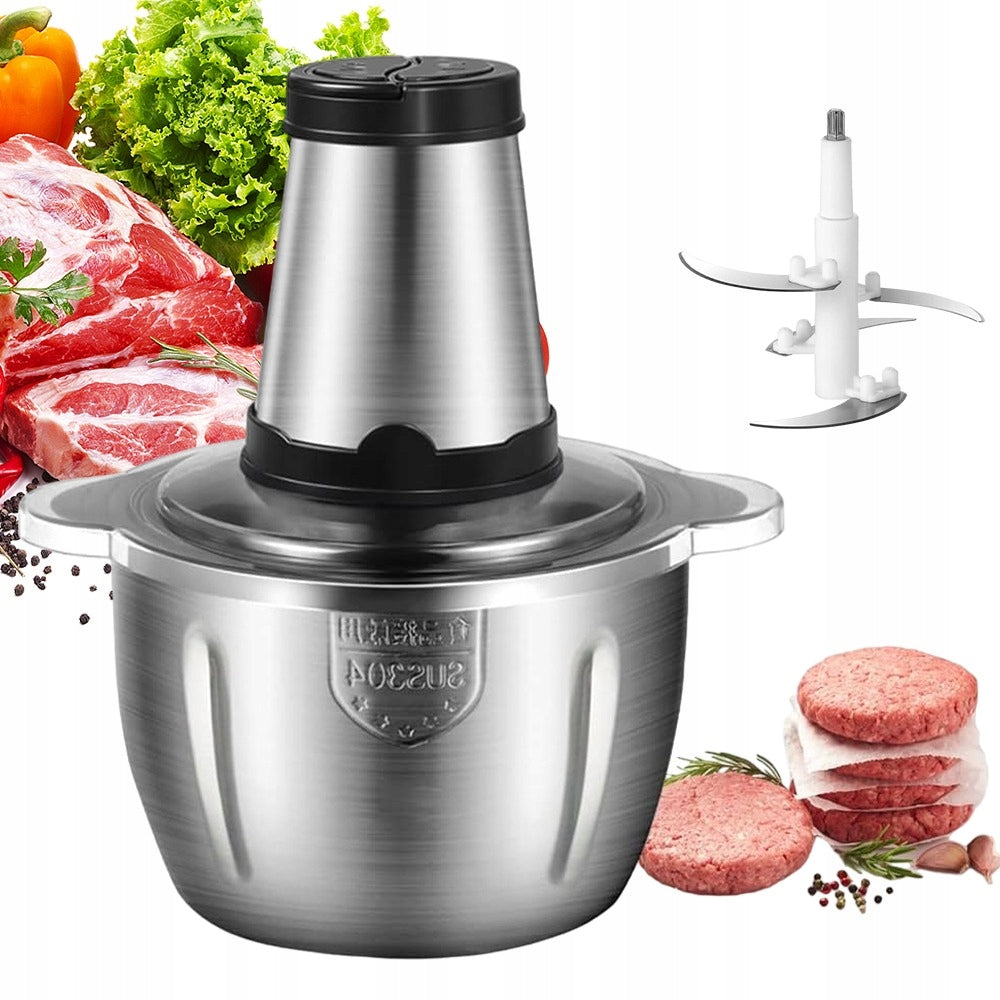 Electric Meat Shredder 2L with Container and Blade S 4D Steel