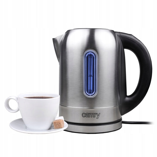 Electric Metal Kettle 1,7 L Various Functions Adjustable Temp LED Camry