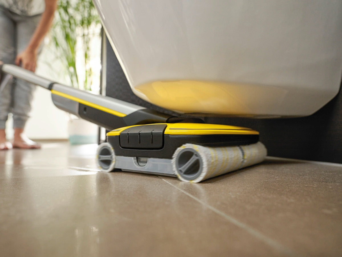 Electric Mop KARCHER FC 7 Wireless Cordless Silver-Yellow Capacity 0.4 l