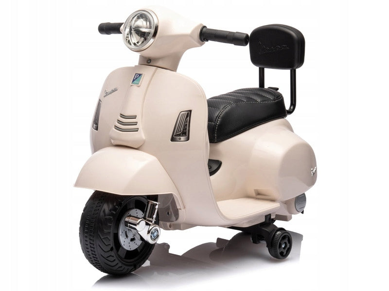 Electric Motorcycle SUN BABY Scooter Vespa with Backrest White