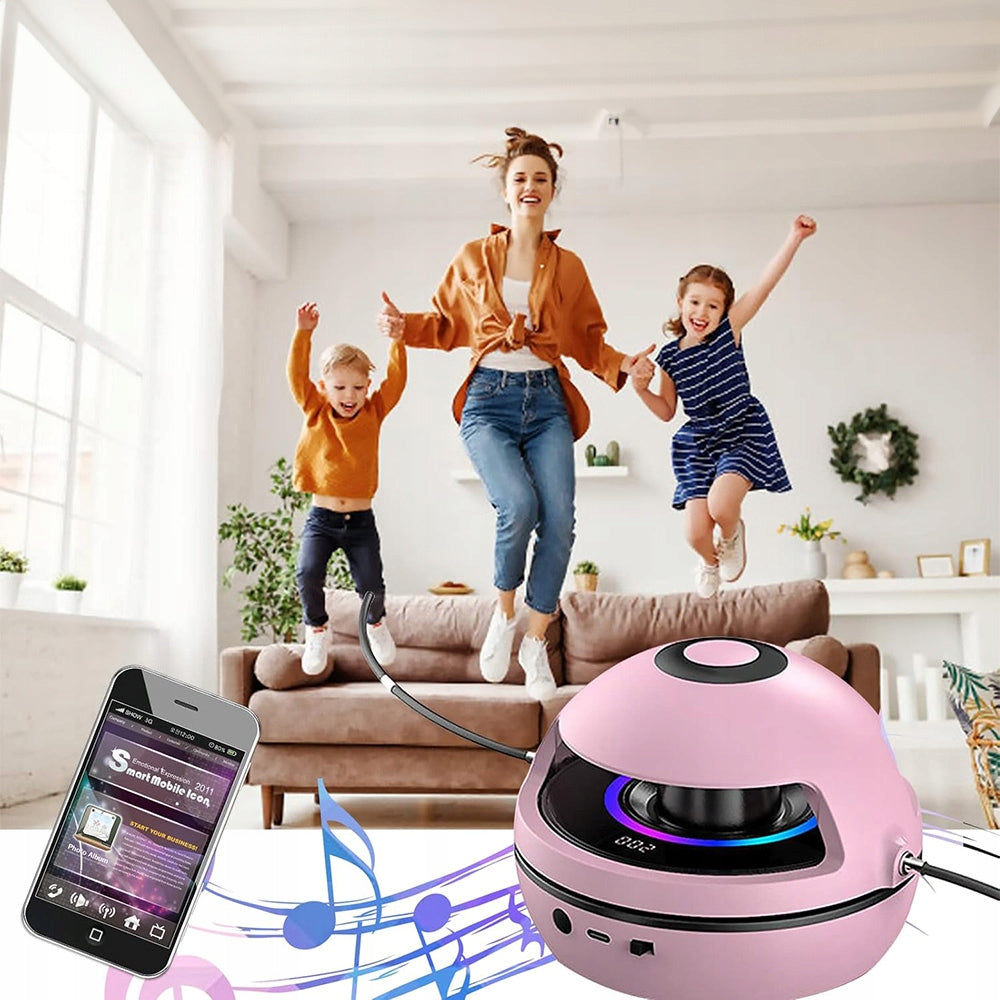 Electric Music Jump Rope with Bluetooth Counter LED Speaker Pink Manufacturer code 6HG0330PK852