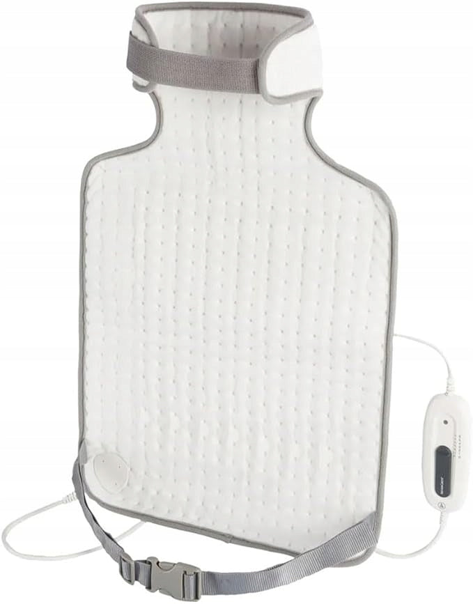 Electric Neck and Back Cushion Warming Vest Hot Water Bottle JOINTS Color white