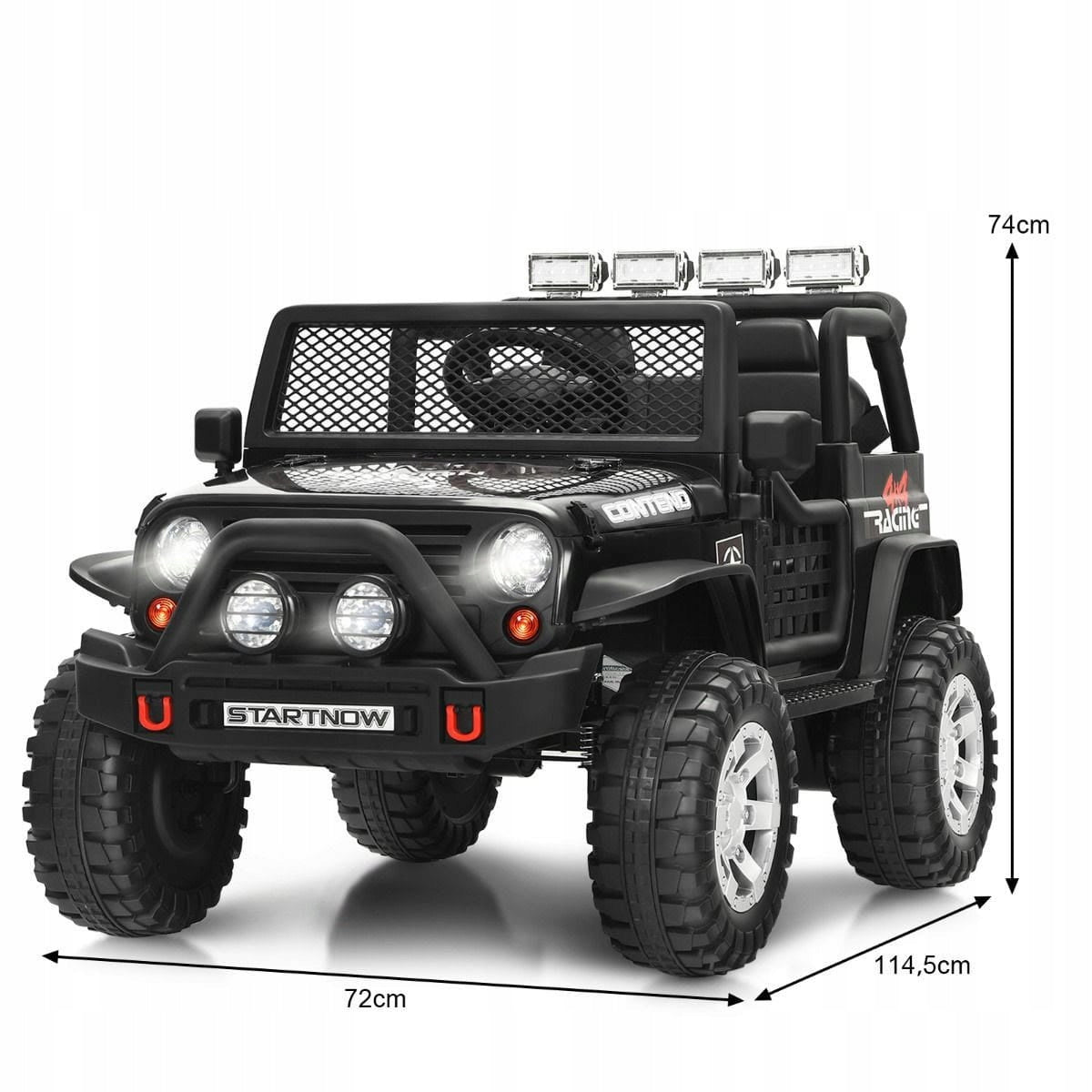 Electric Off-Road Car Battery Operated Car for Kids Brand Costway