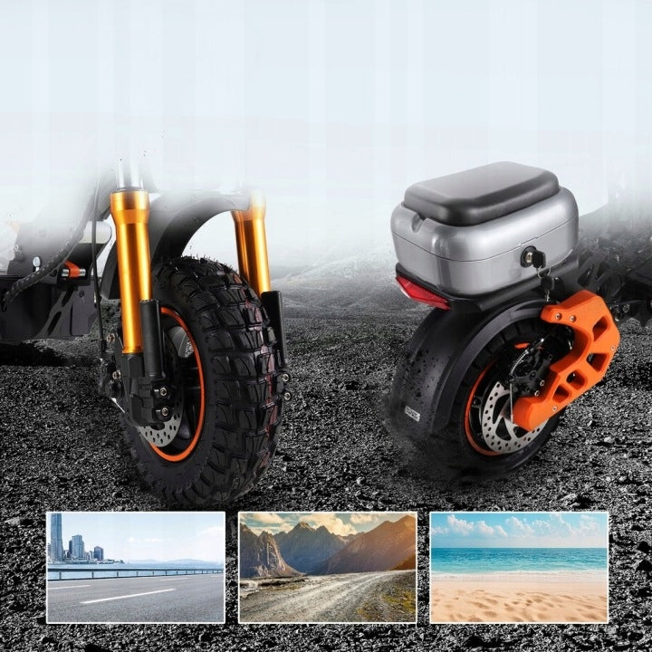 Electric Off-Road Scooter For Adults 1200W 48V/18Ah 65KM NFC Model 1200W 48V/18Ah 65KM NFC Hulajnoga Elektryczna