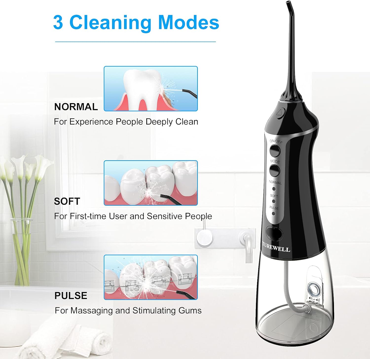 Electric Oral Irrigator Brand Turewell