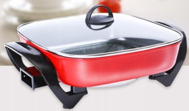 Electric Pan Large Non-stick 30 x 30 cm 5L with adjustable temp Manufacturer code ELEKTRYCZNA PATELNIA Z REGULACJĄ KUCHENKA