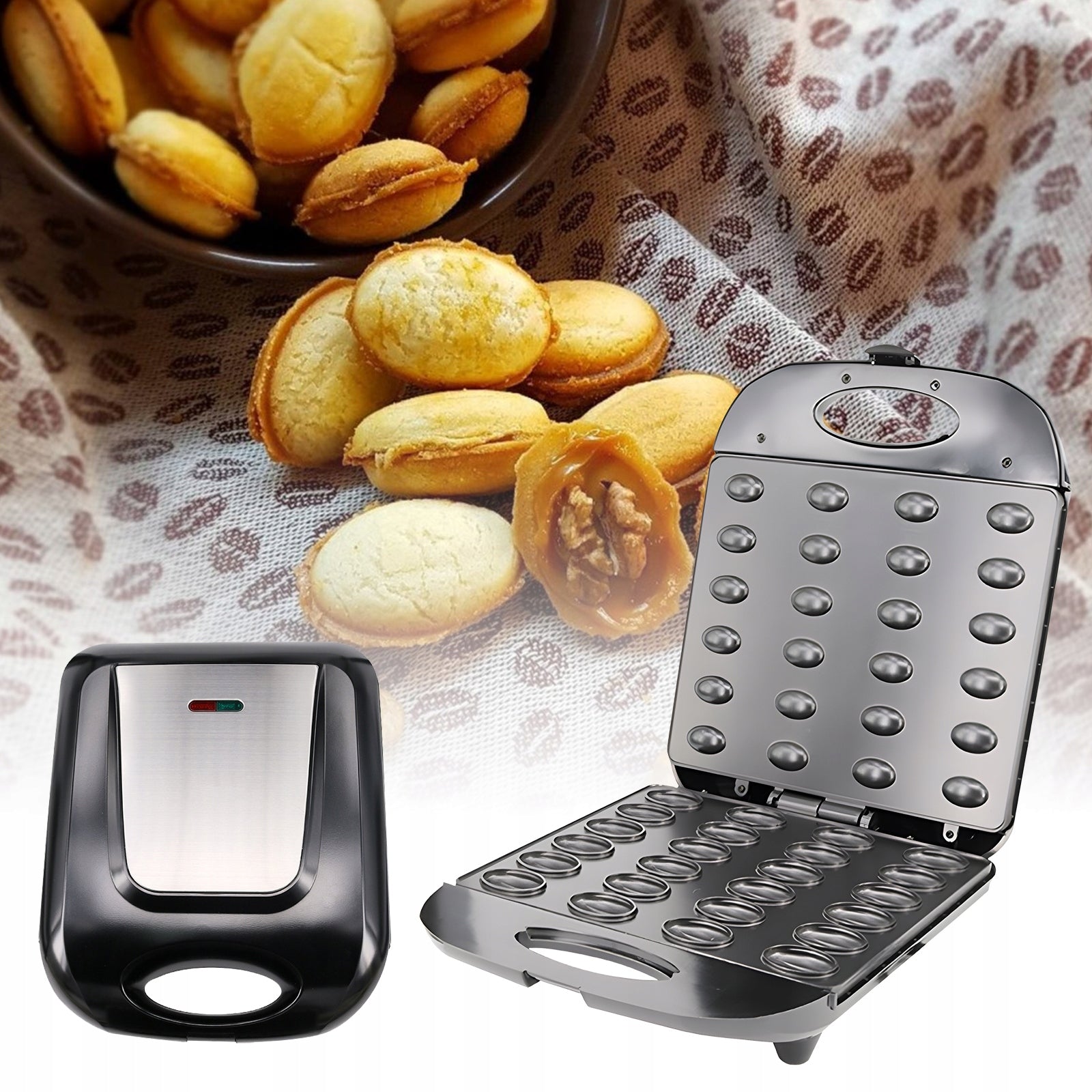 Electric Peanut Cake Manufacturer 1400W 24PCS Capacity 0M Brand no brand