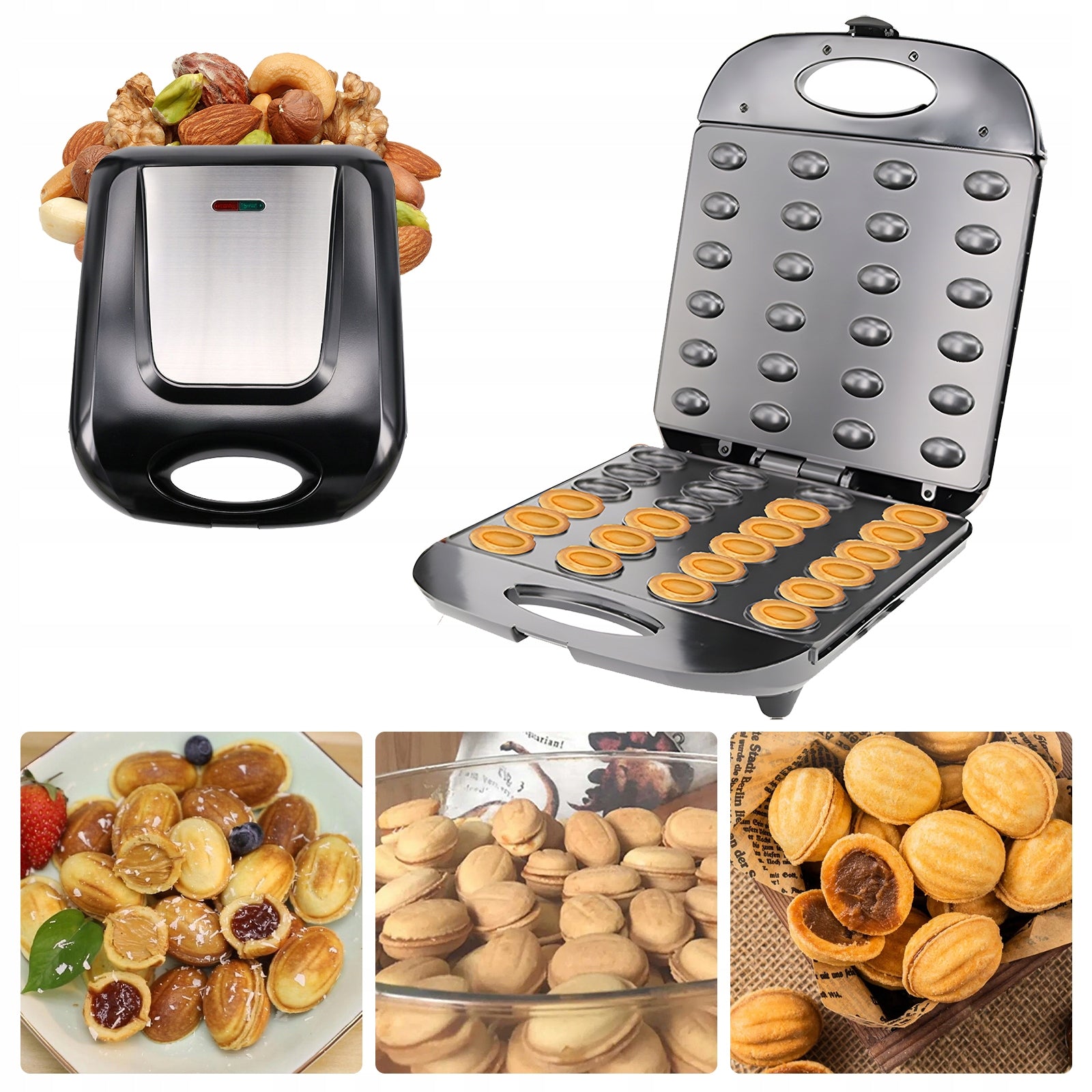 Electric Peanut Cake Manufacturer 1400W 24PCS Capacity 0M Power rating 1 W