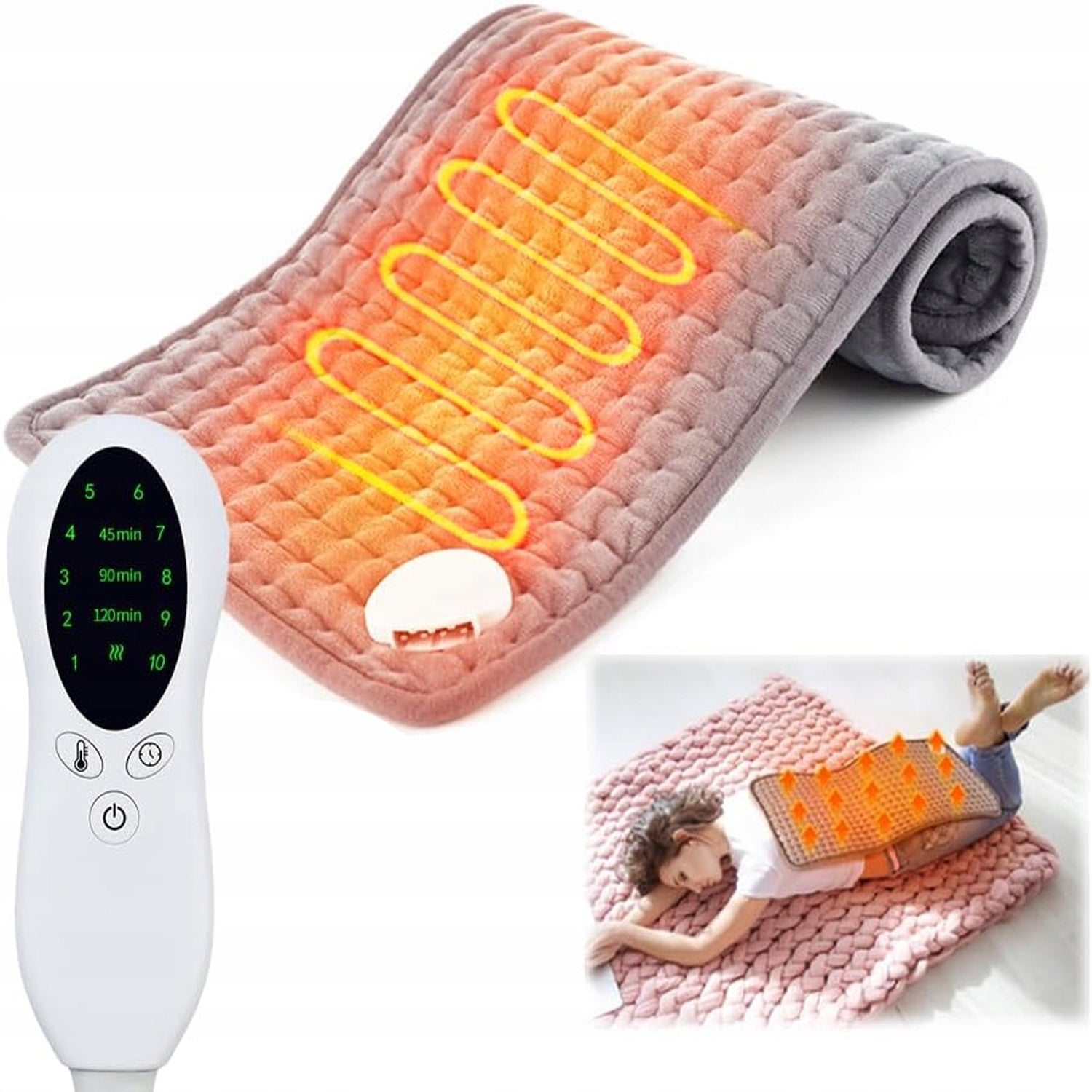 Electric Pillow Warming Mat Hot Water Bottle for Back Joints Muscle Belt