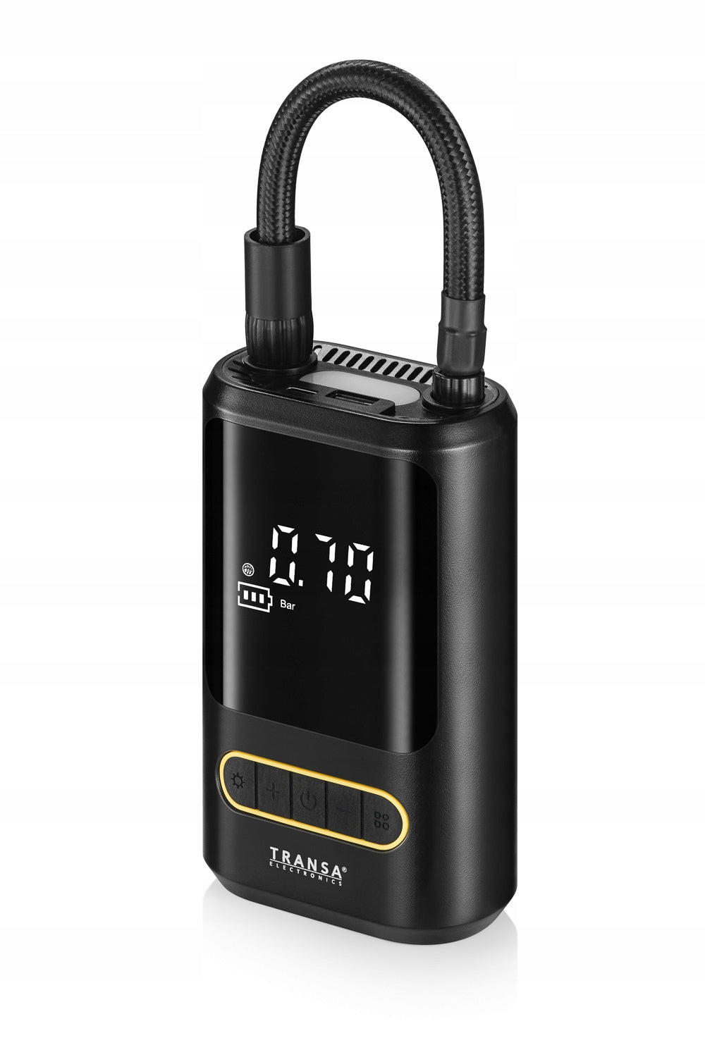Electric Pump WIRELESS Bicycle PRESTA Auto Ball Powerbank 50W Color black