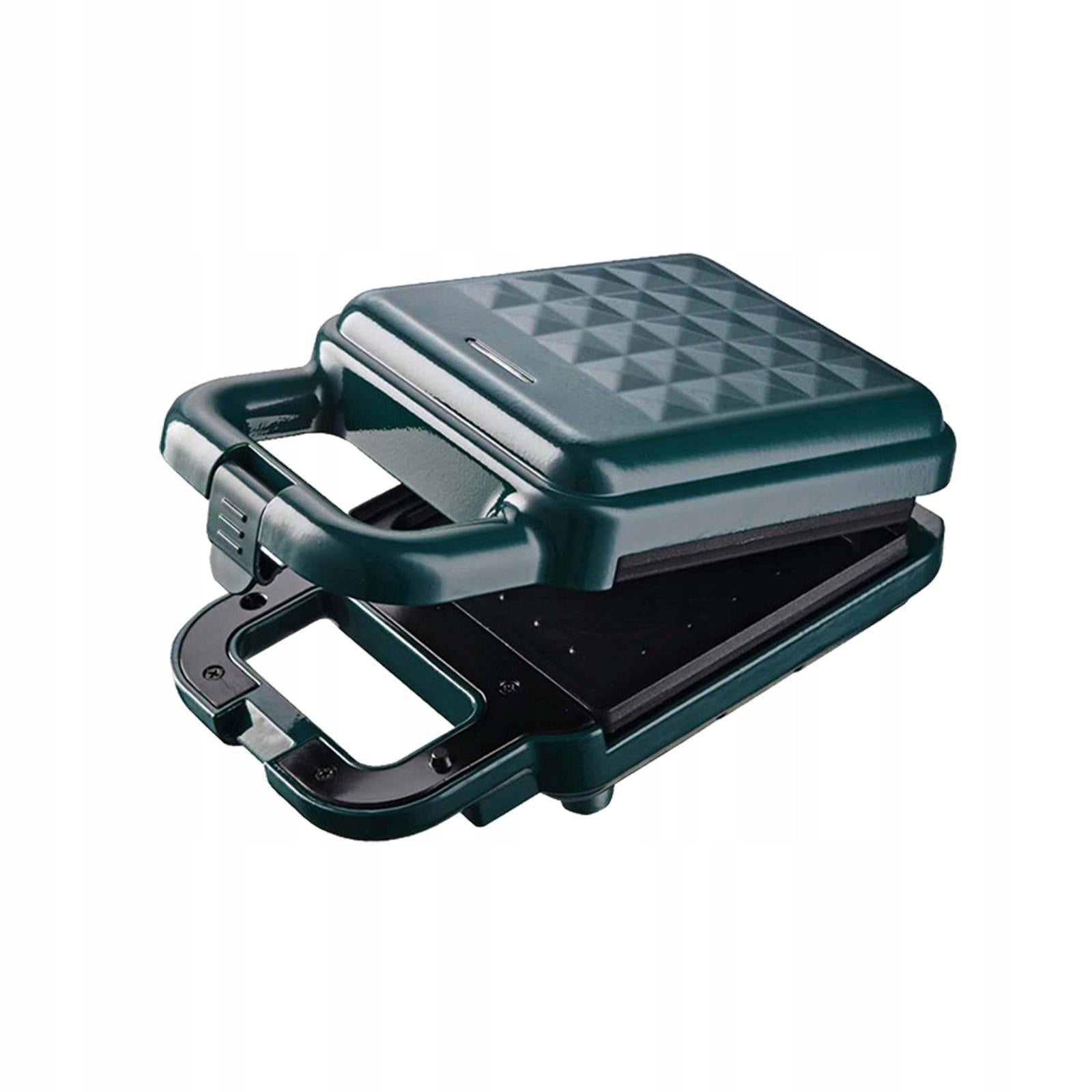 Electric Sandwich Maker Compact Double Sided Heating Nonstick Space green Brand no brand