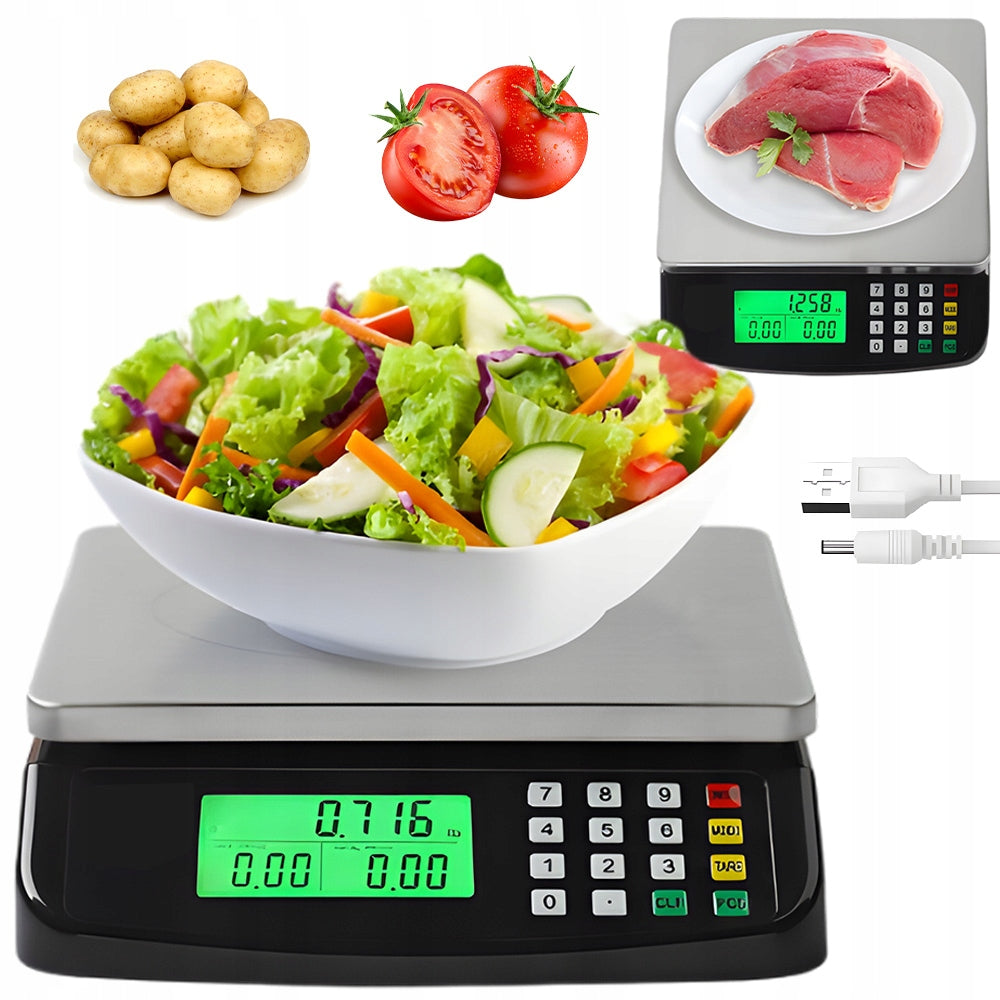 Electric Scale Shop Kitchen Gastronomy 30kg/1g Counting Arts