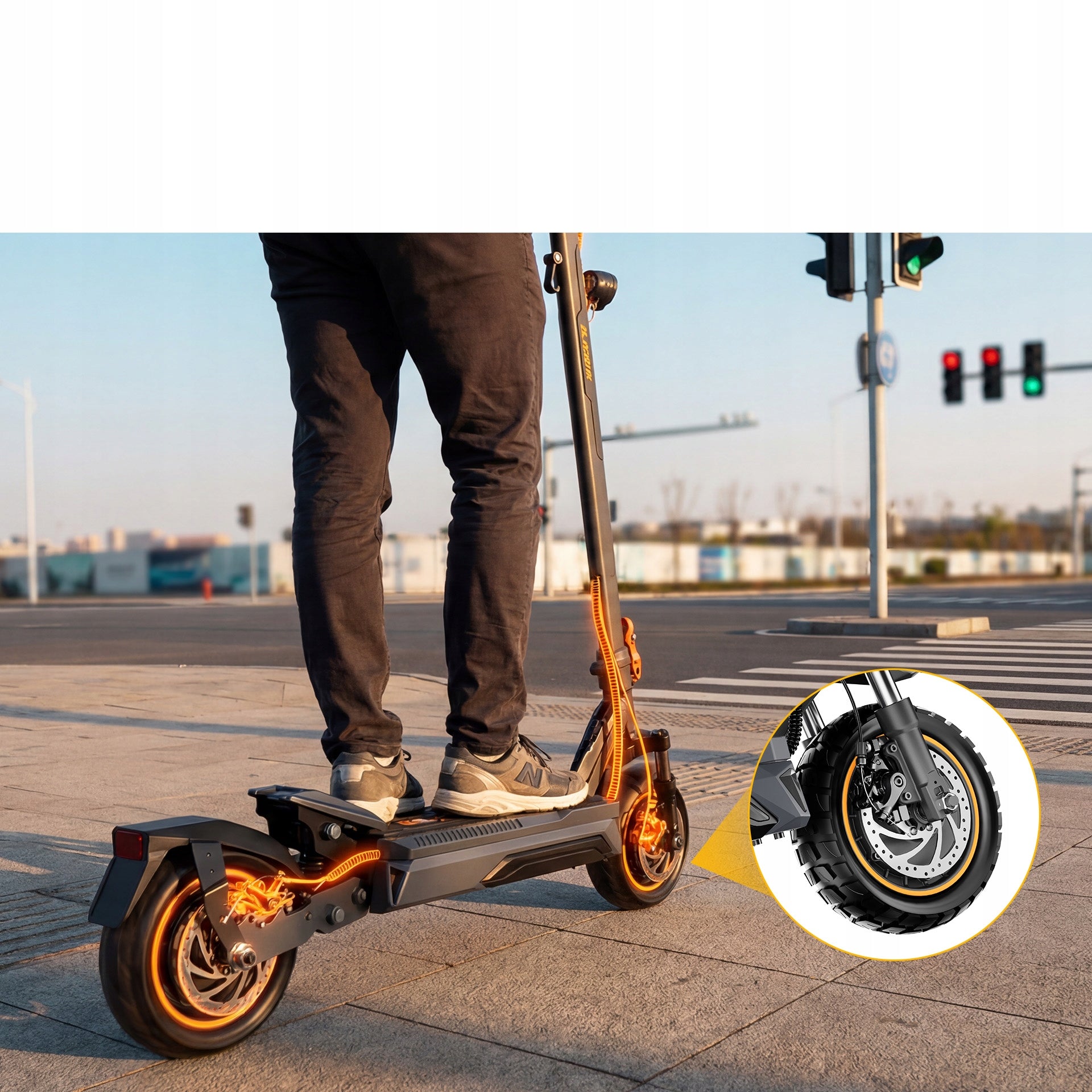 Electric Scooter Ausom K20 Pro Dual 2000W 18Ah 90 km 20km/h NFC 28Nm Engine power 2000 W