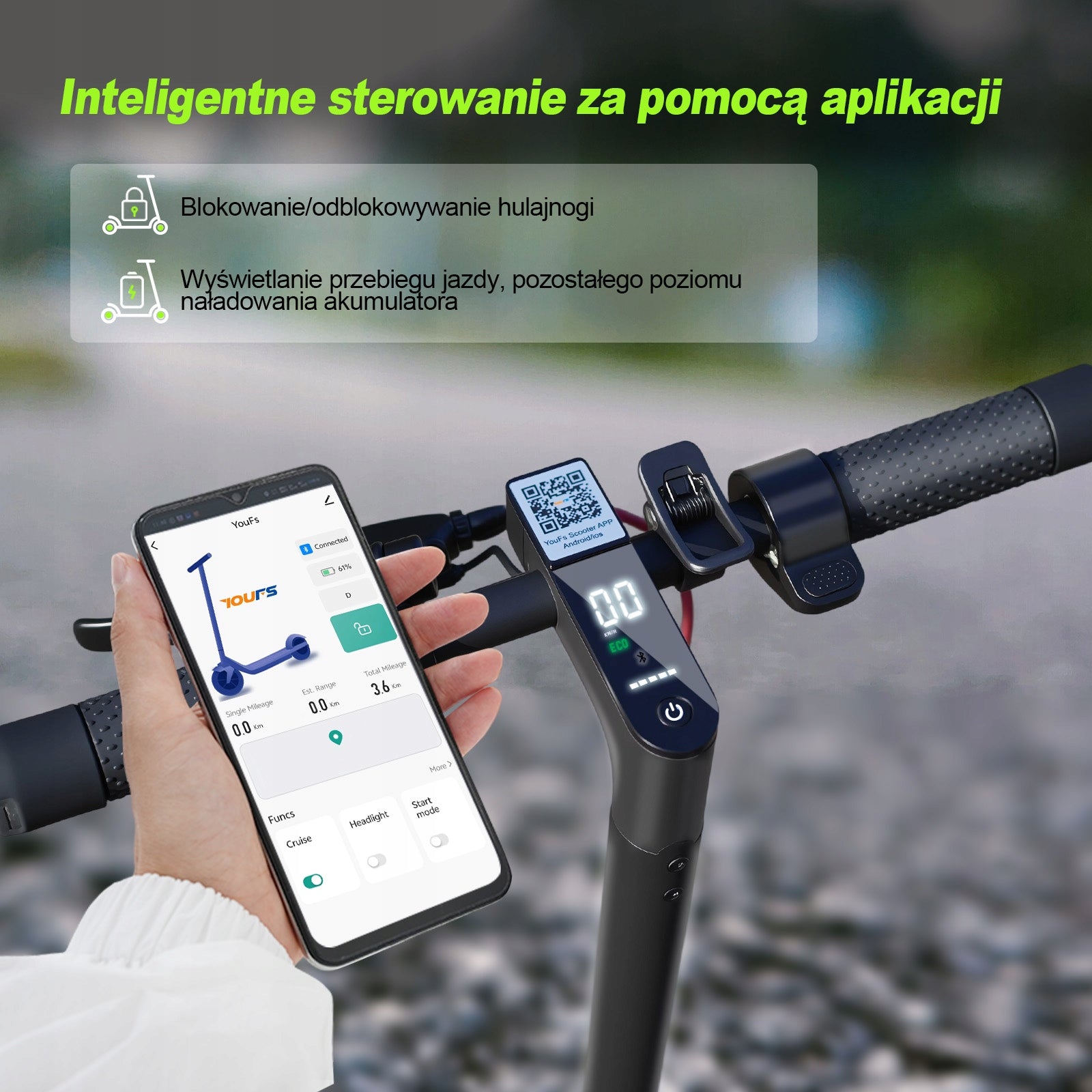 Electric Scooter Folding, Scooter, Tyre Diameter: 8,5 inch|20-25km|350W Brand no brand