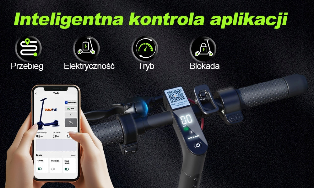 Electric Scooter Folding, Scooter, Tyre Diameter: 8,5 inch|20-25km|350W Engine power 350 W